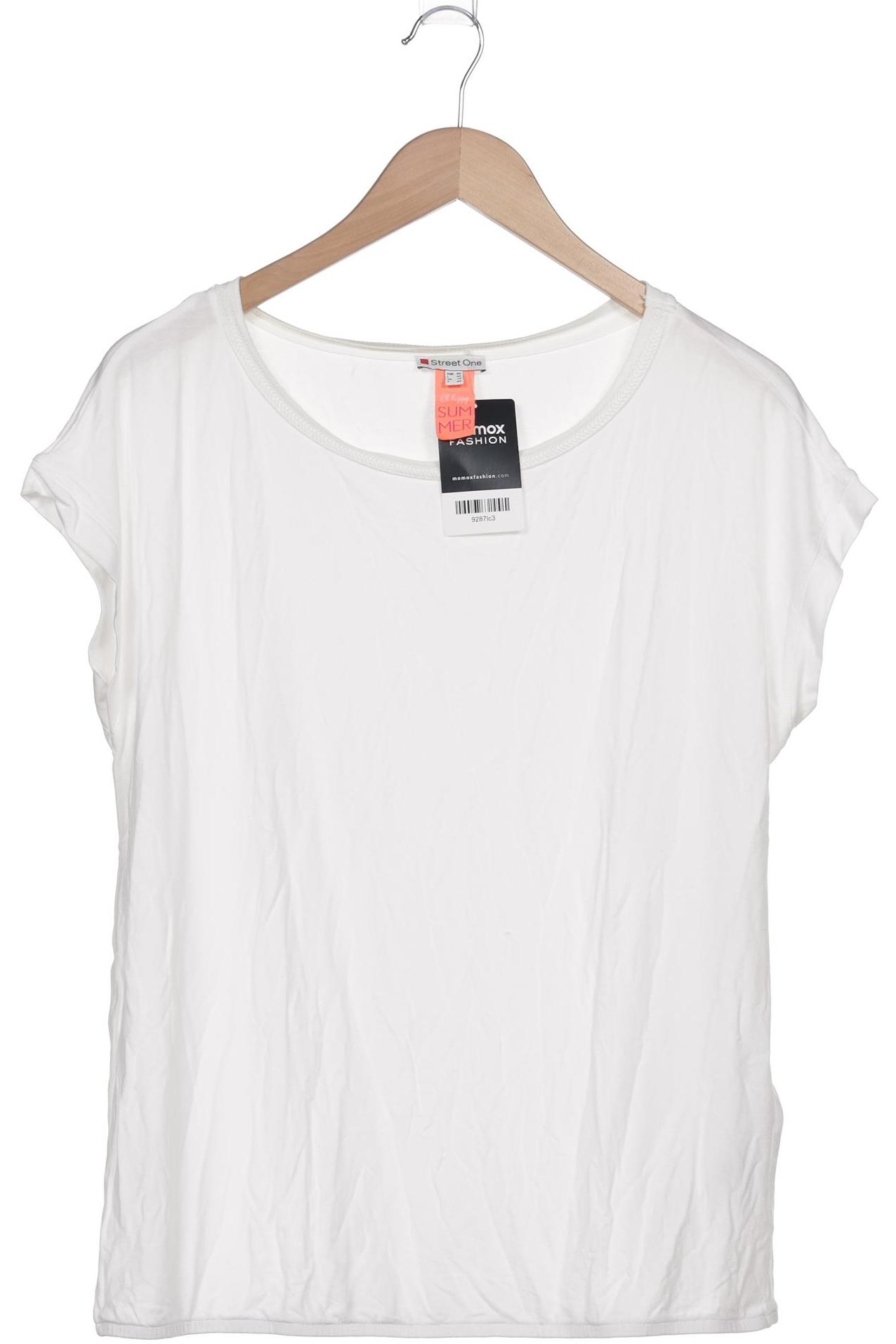 

Street One Damen T-Shirt, weiß, Gr. 40