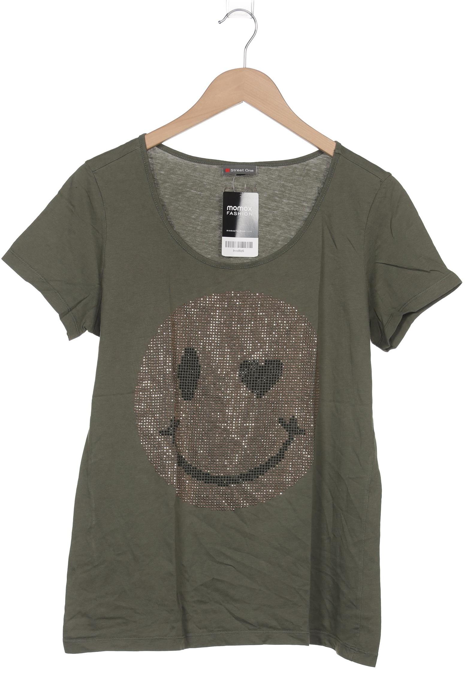 

Street One Damen T-Shirt, grün, Gr. 42