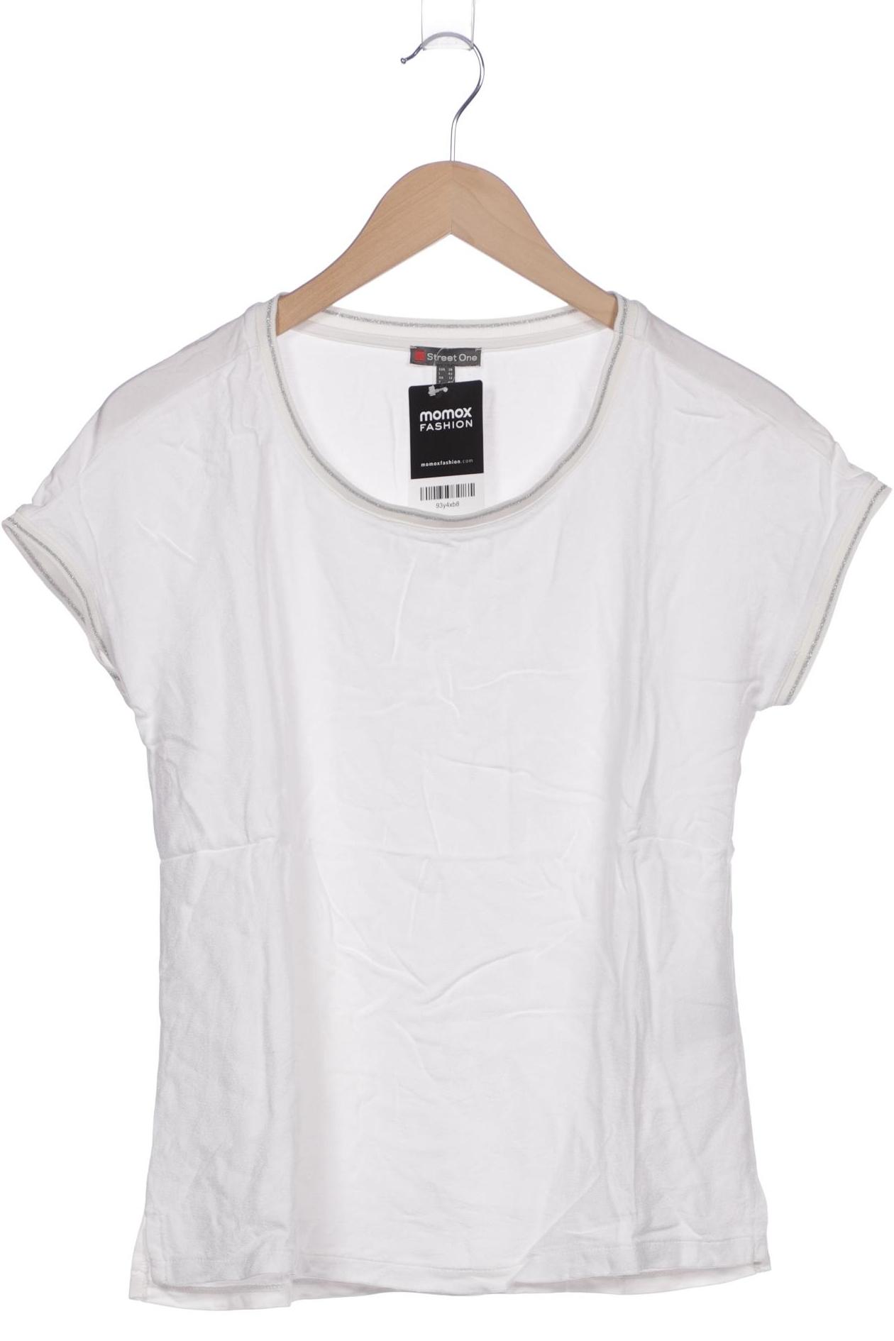 

Street One Damen T-Shirt, weiß, Gr. 38