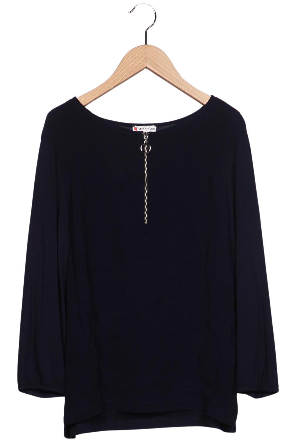 

Street One Damen Langarmshirt, marineblau, Gr. 34