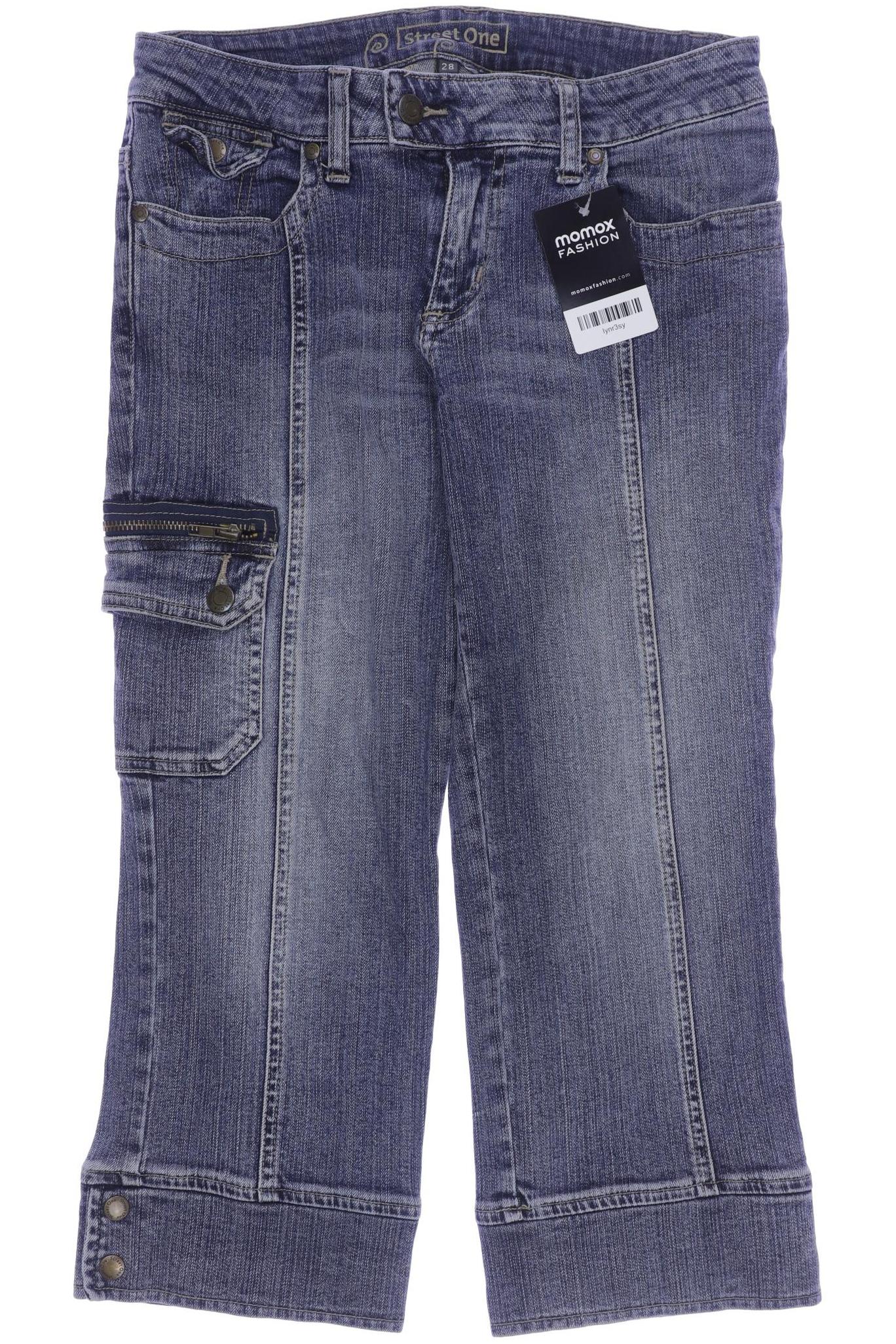 

Street One Damen Shorts, blau, Gr. 28