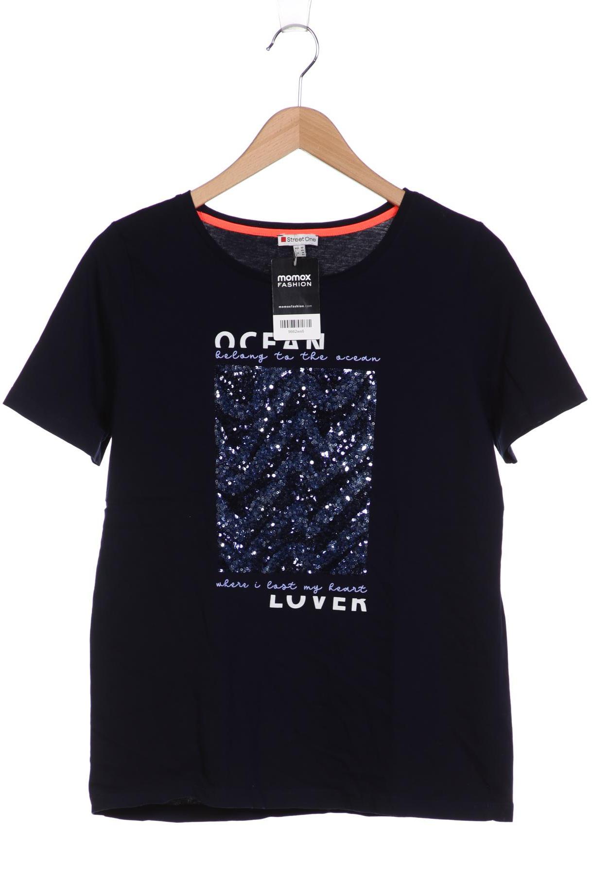 

Street One Damen T-Shirt, marineblau, Gr. 40