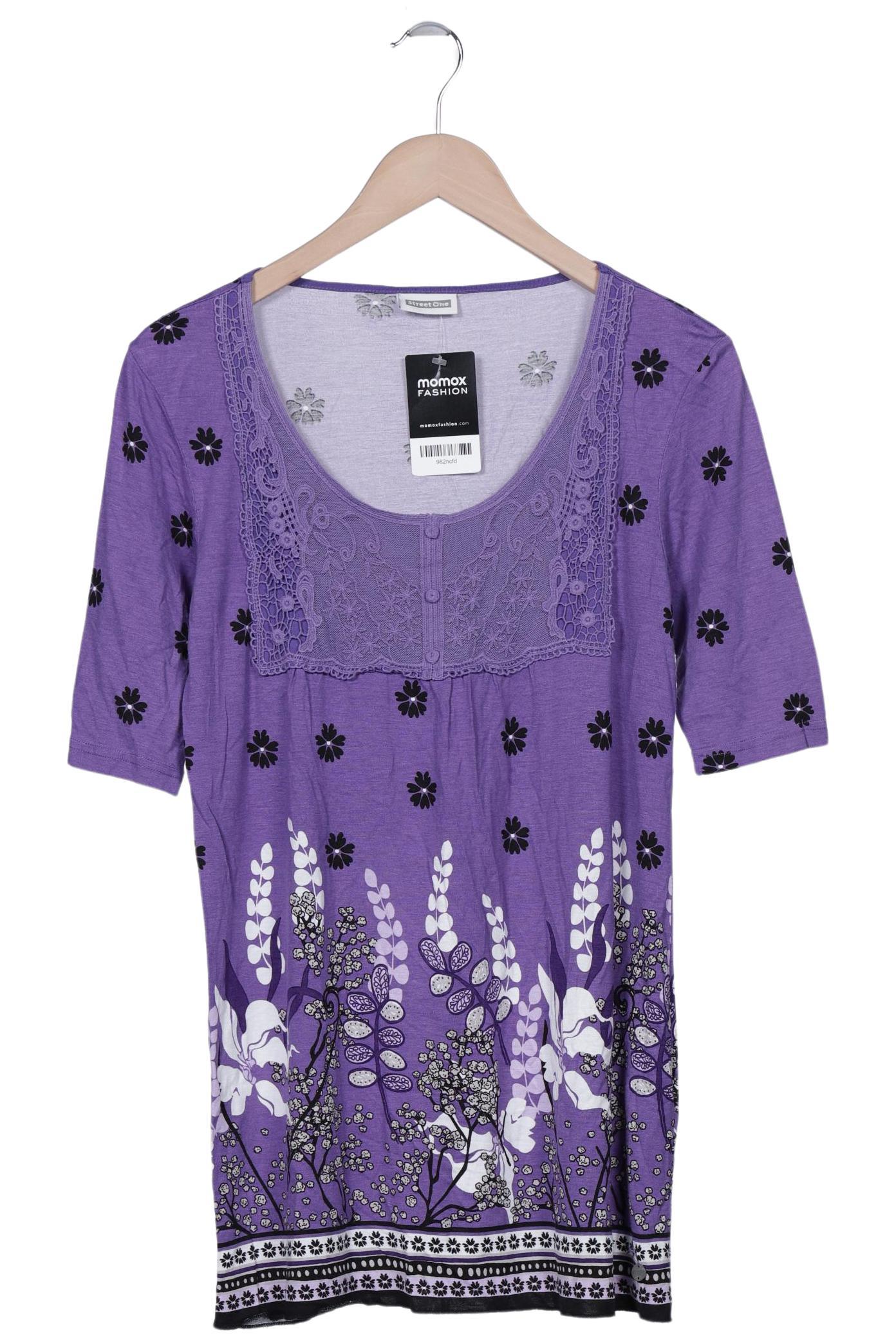 

Street One Damen T-Shirt, flieder, Gr. 42
