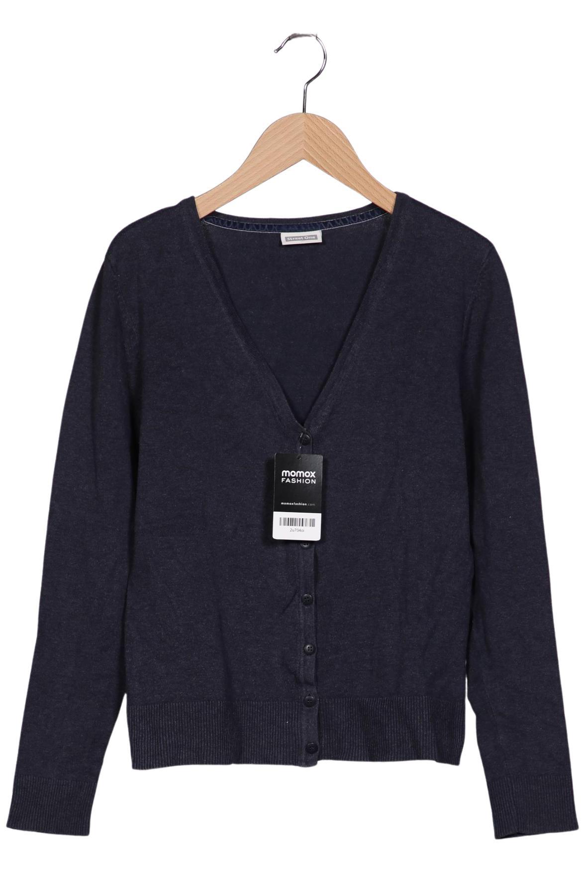 

Street One Damen Strickjacke, marineblau, Gr. 40