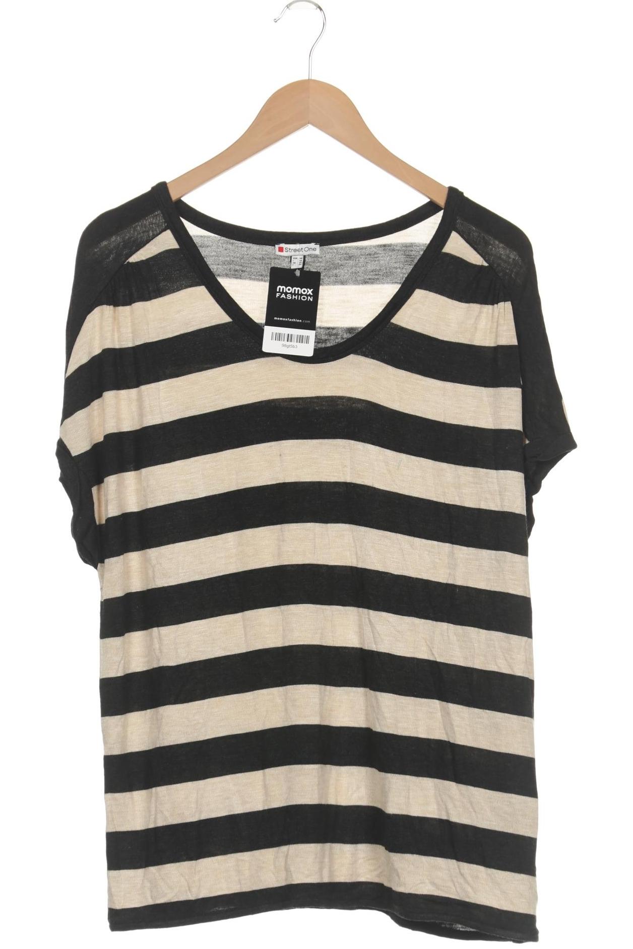

Street One Damen T-Shirt, schwarz, Gr. 46