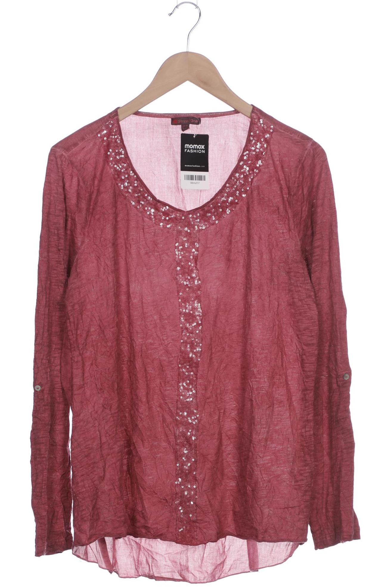 

Street One Damen Langarmshirt, pink, Gr. 40