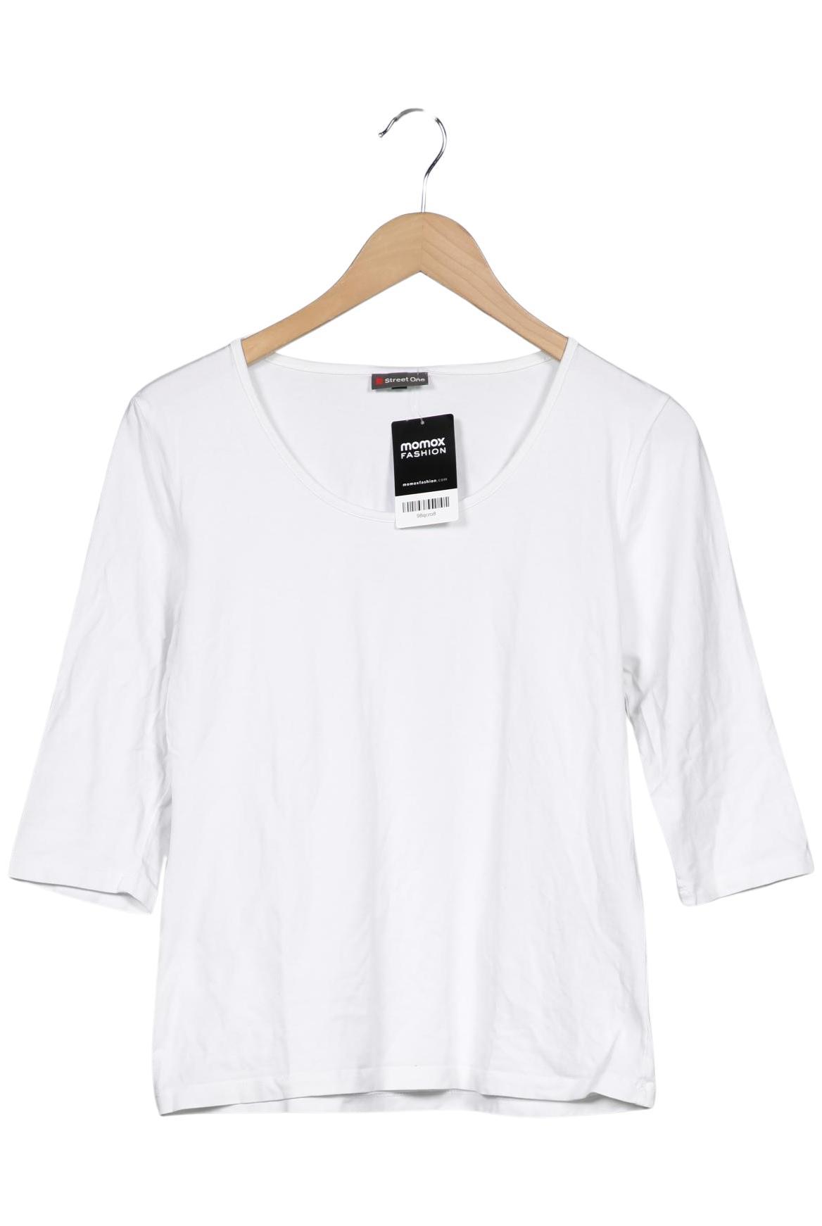 

Street One Damen Langarmshirt, weiß, Gr. 42
