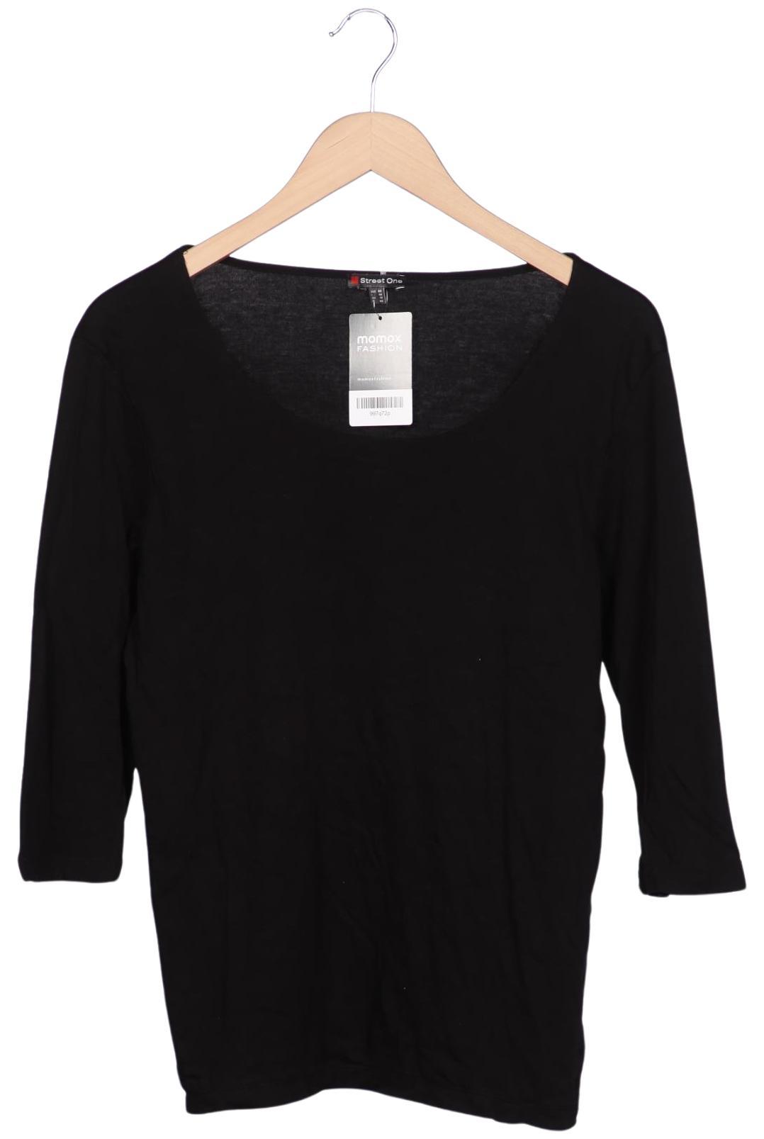 

Street One Damen Langarmshirt, schwarz, Gr. 44