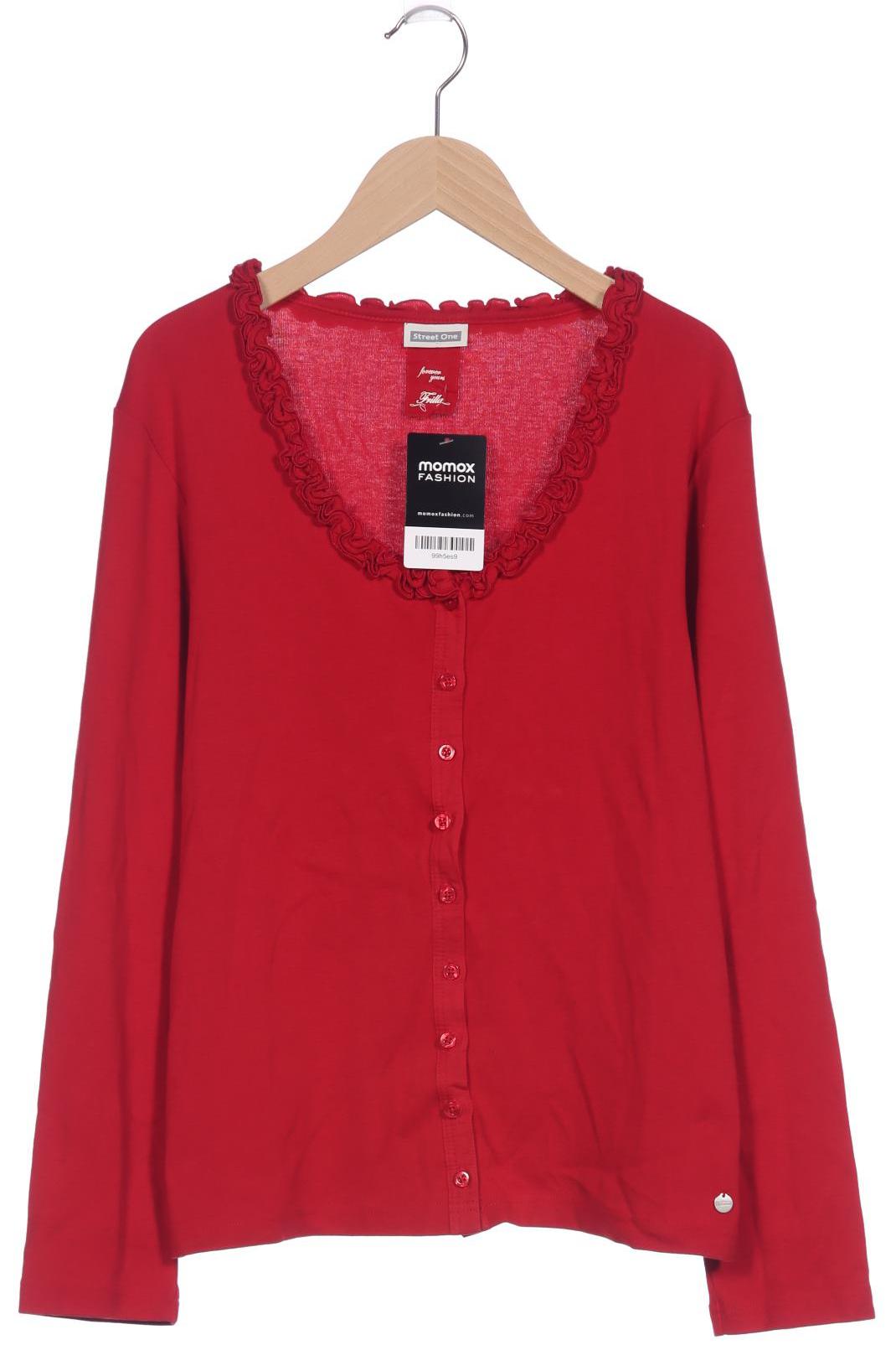 

Street One Damen Strickjacke, rot, Gr. 42
