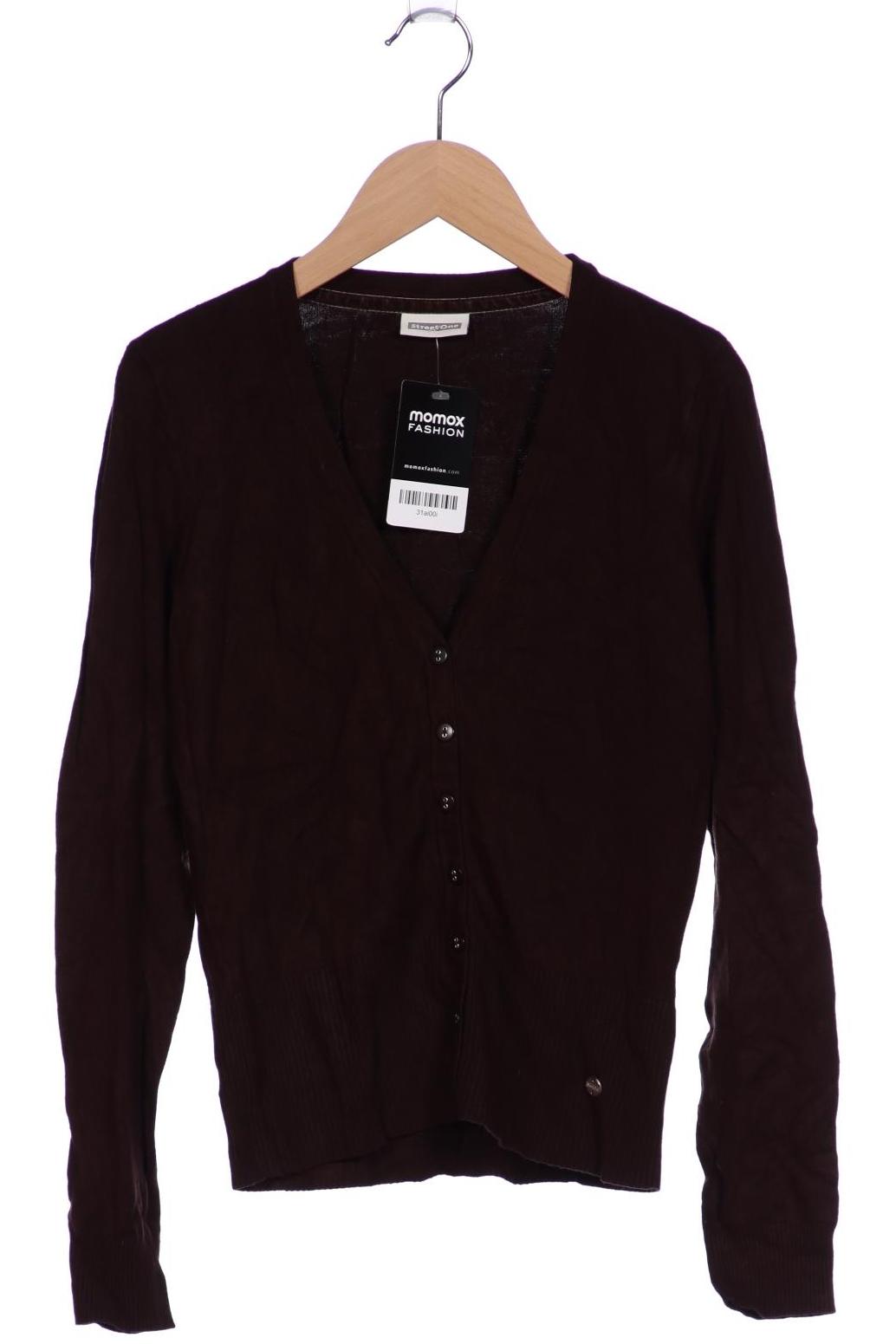 

Street One Damen Strickjacke, braun, Gr. 36