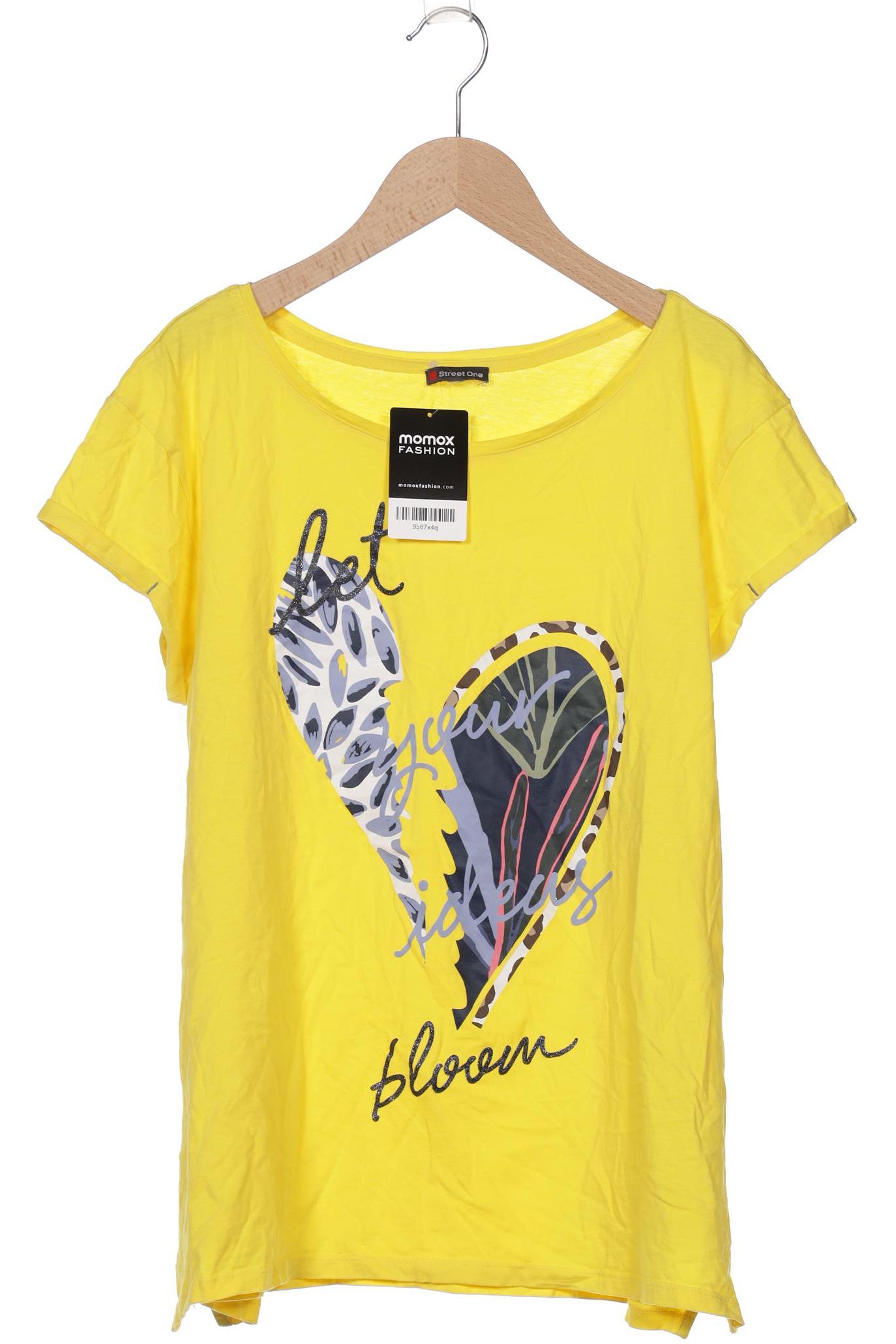 

Street One Damen T-Shirt, gelb, Gr. 44
