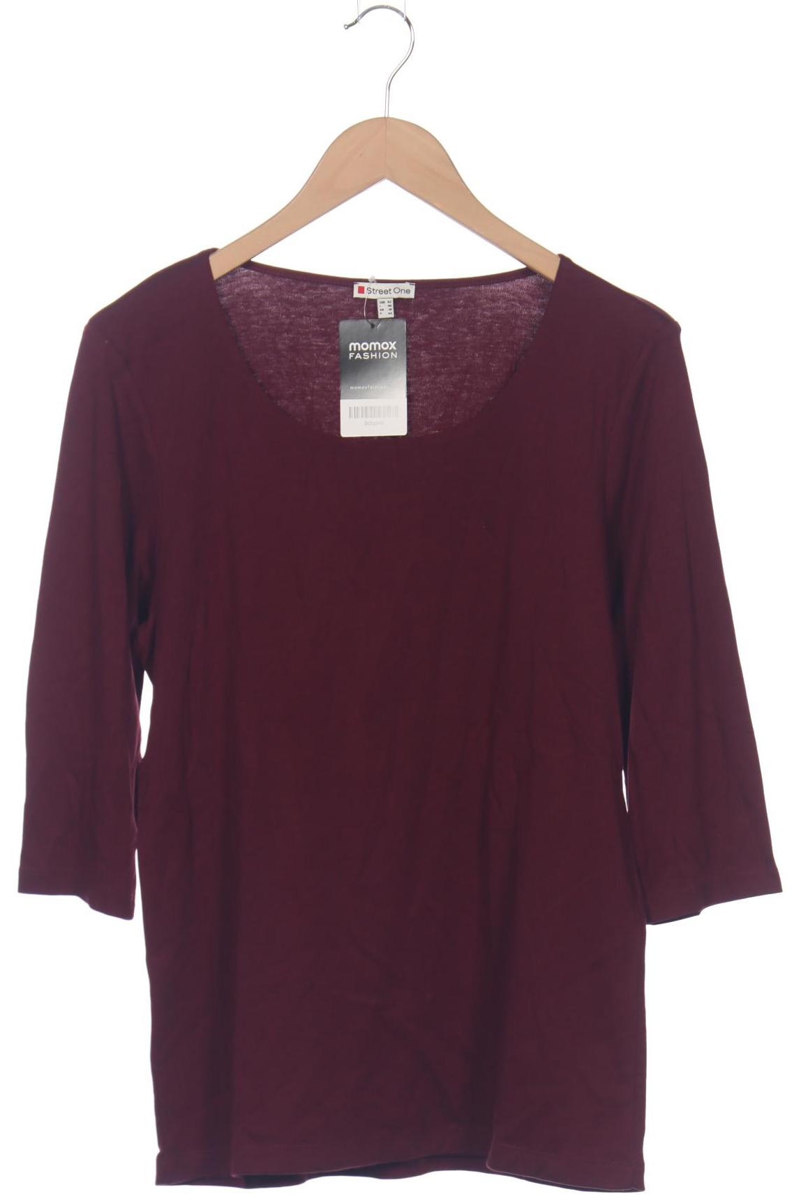 

Street One Damen Langarmshirt, bordeaux, Gr. 42