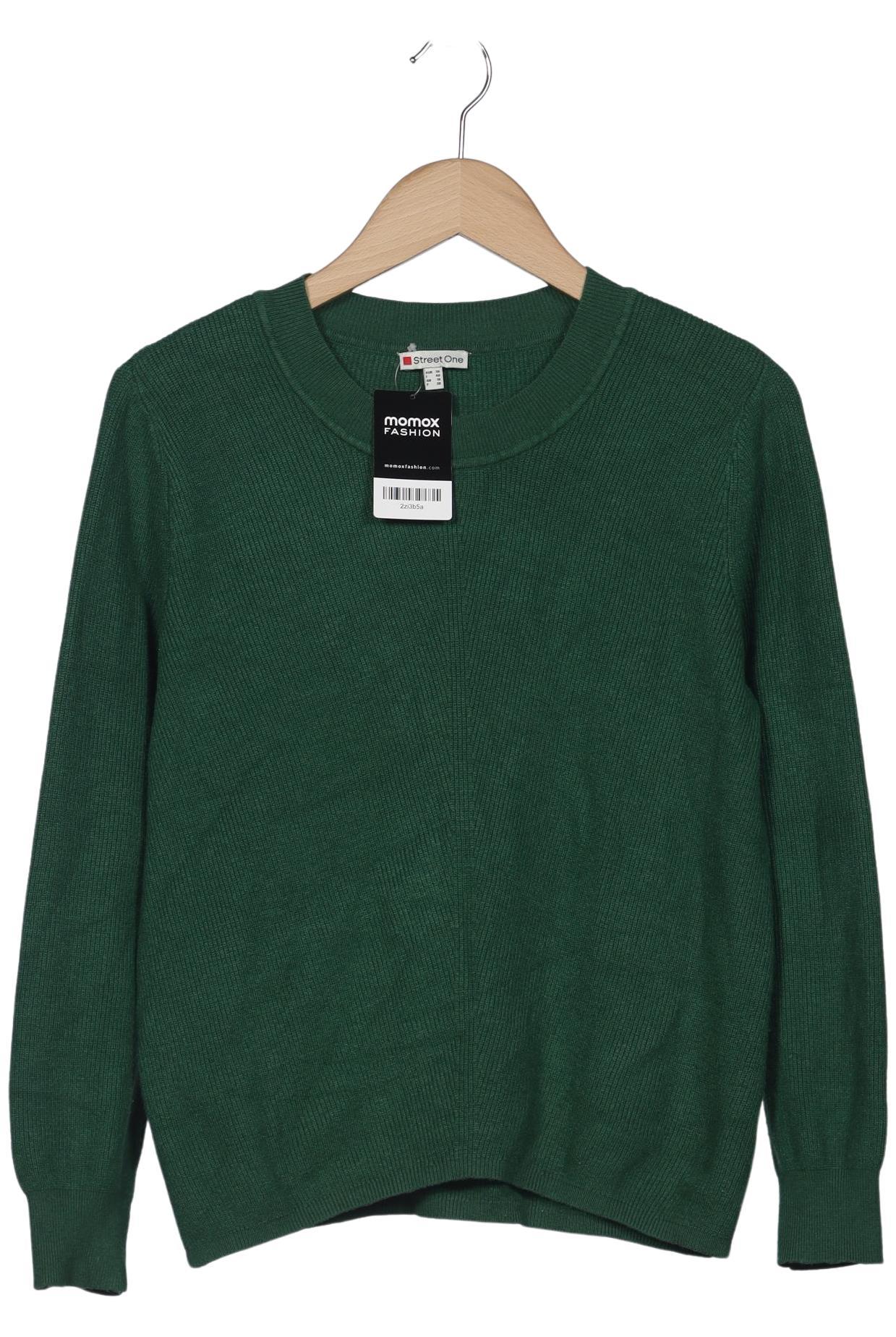 

Street One Damen Pullover, grün, Gr. 36