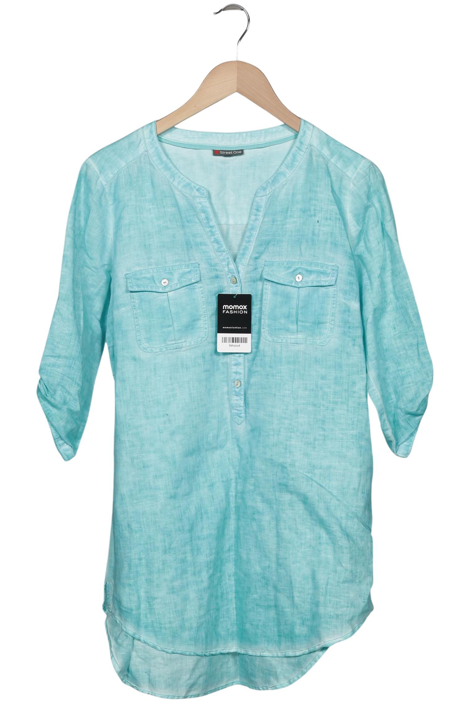 

Street One Damen Bluse, türkis, Gr. 40