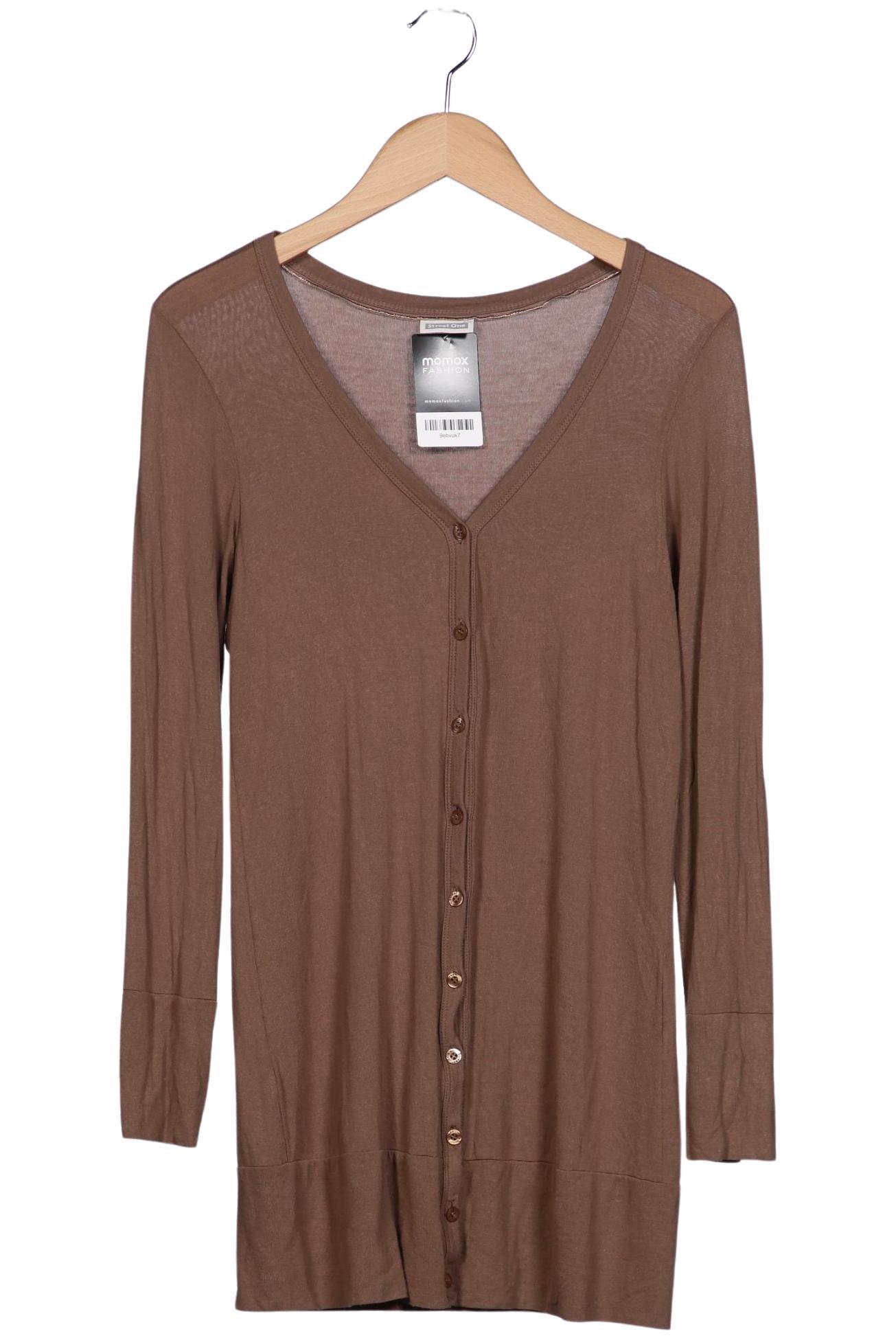 

Street One Damen Strickjacke, braun, Gr. 36