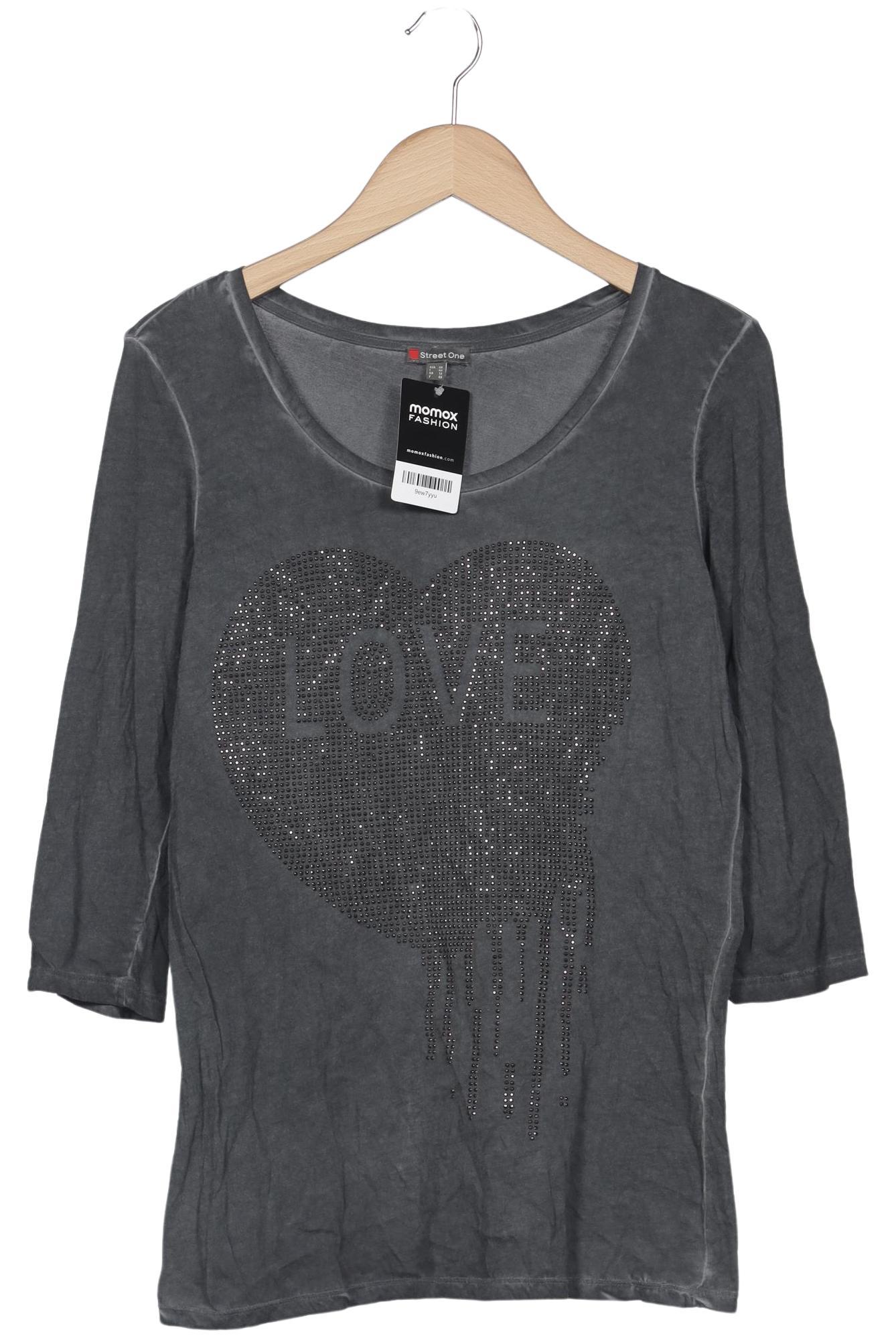 

Street One Damen Langarmshirt, grau, Gr. 38