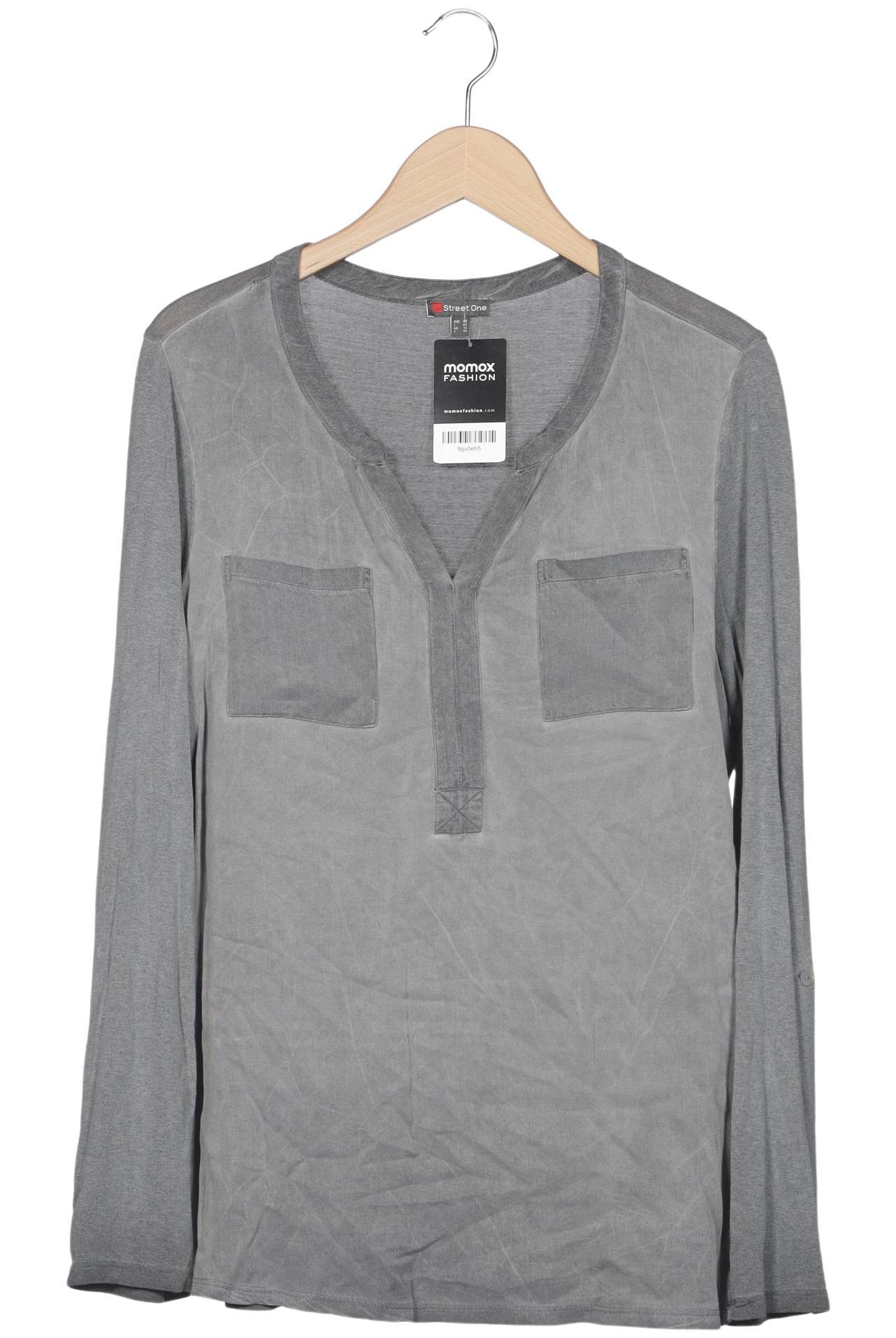 

Street One Damen Langarmshirt, grau, Gr. 40