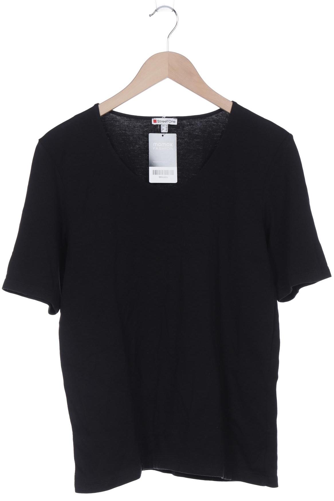 

Street One Damen T-Shirt, schwarz, Gr. 44