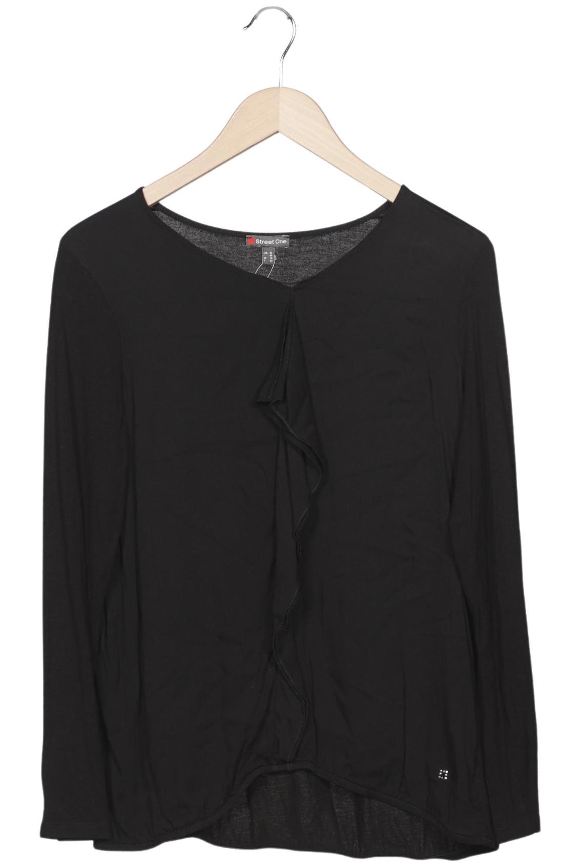 

Street One Damen Langarmshirt, schwarz, Gr. 42