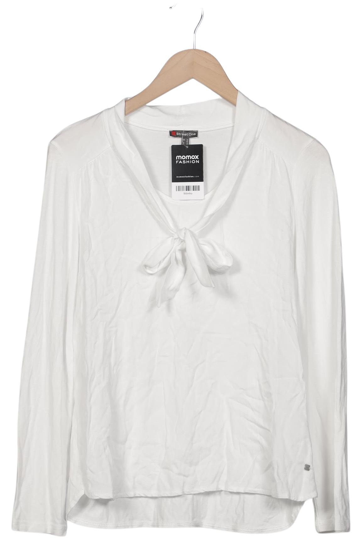 

Street One Damen Langarmshirt, weiß, Gr. 40