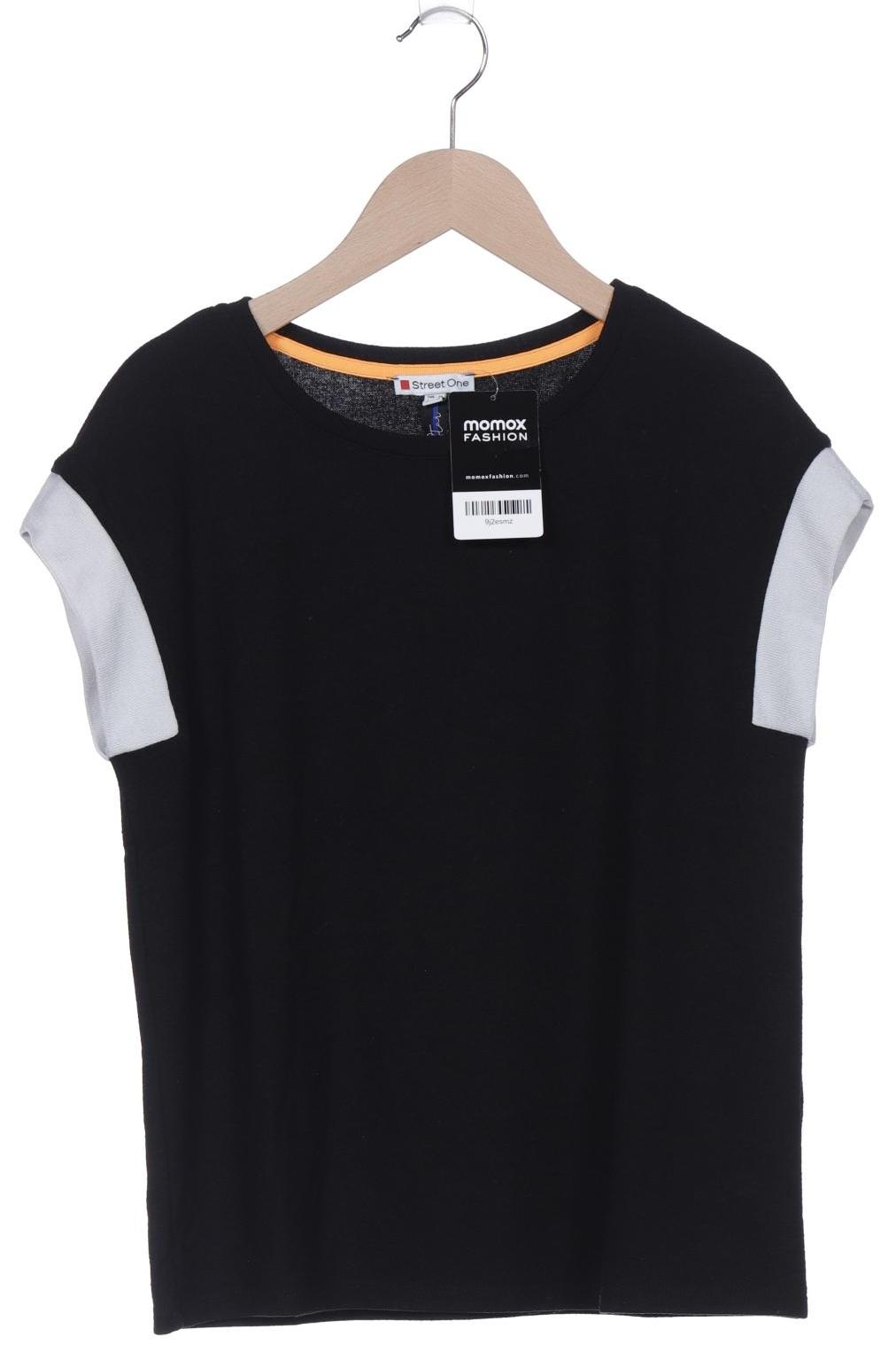 

Street One Damen T-Shirt, schwarz, Gr. 34