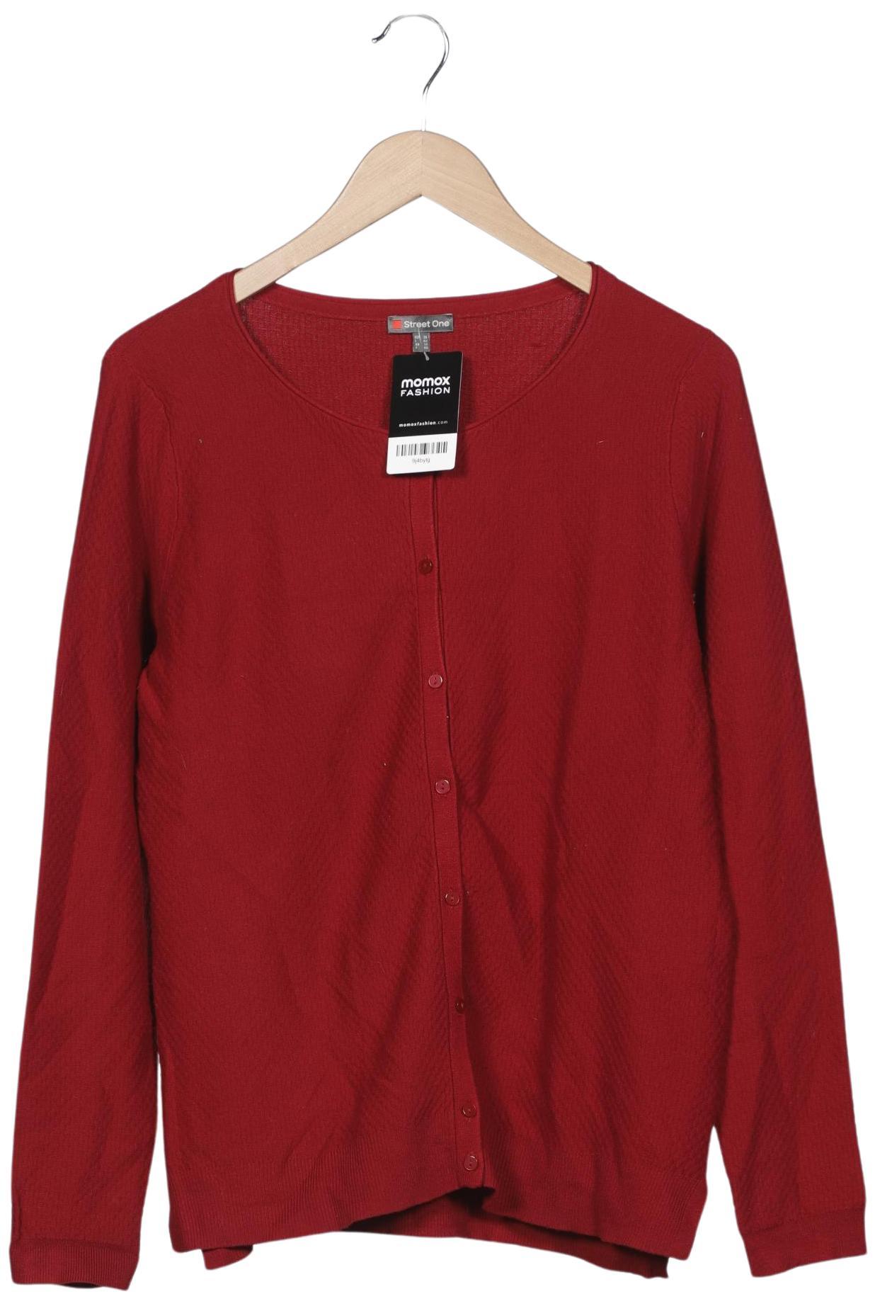 

Street One Damen Strickjacke, rot, Gr. 38