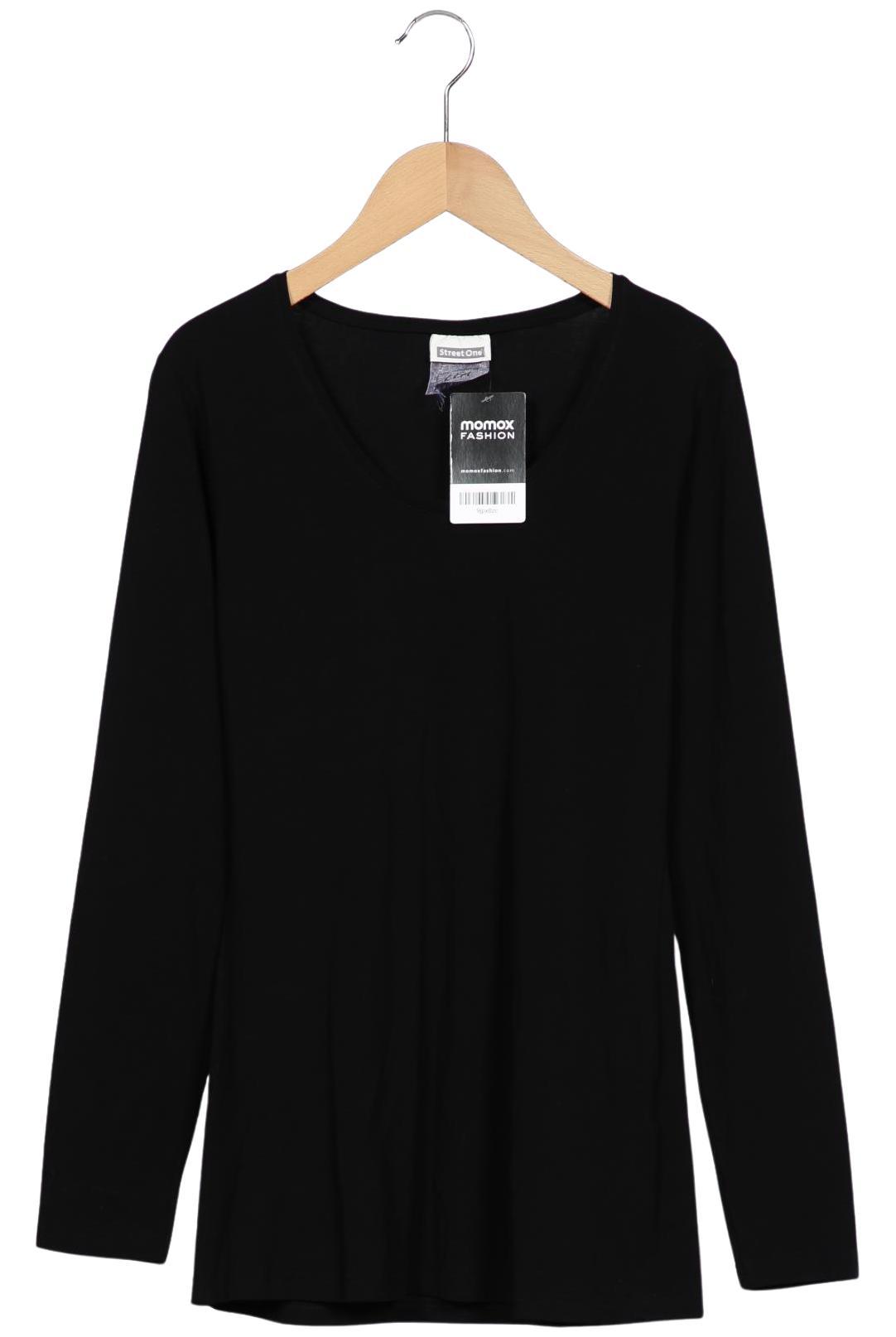 

Street One Damen Langarmshirt, schwarz, Gr. 40