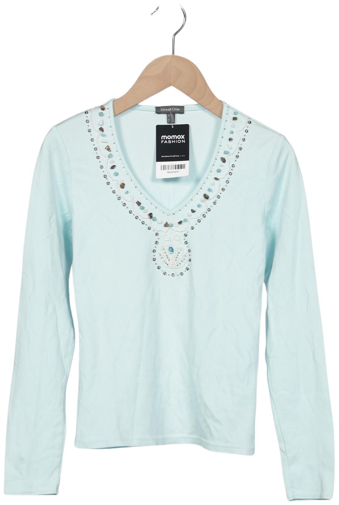

Street One Damen Langarmshirt, hellblau, Gr. 36
