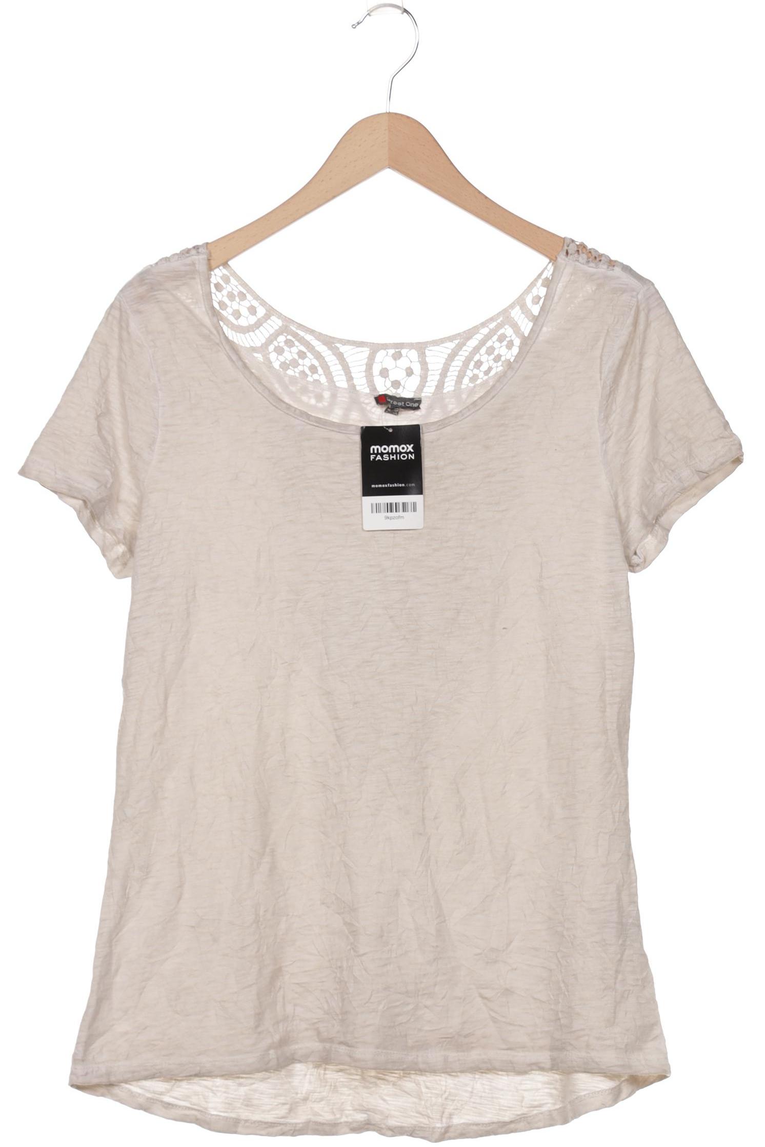 

Street One Damen T-Shirt, cremeweiß, Gr. 40