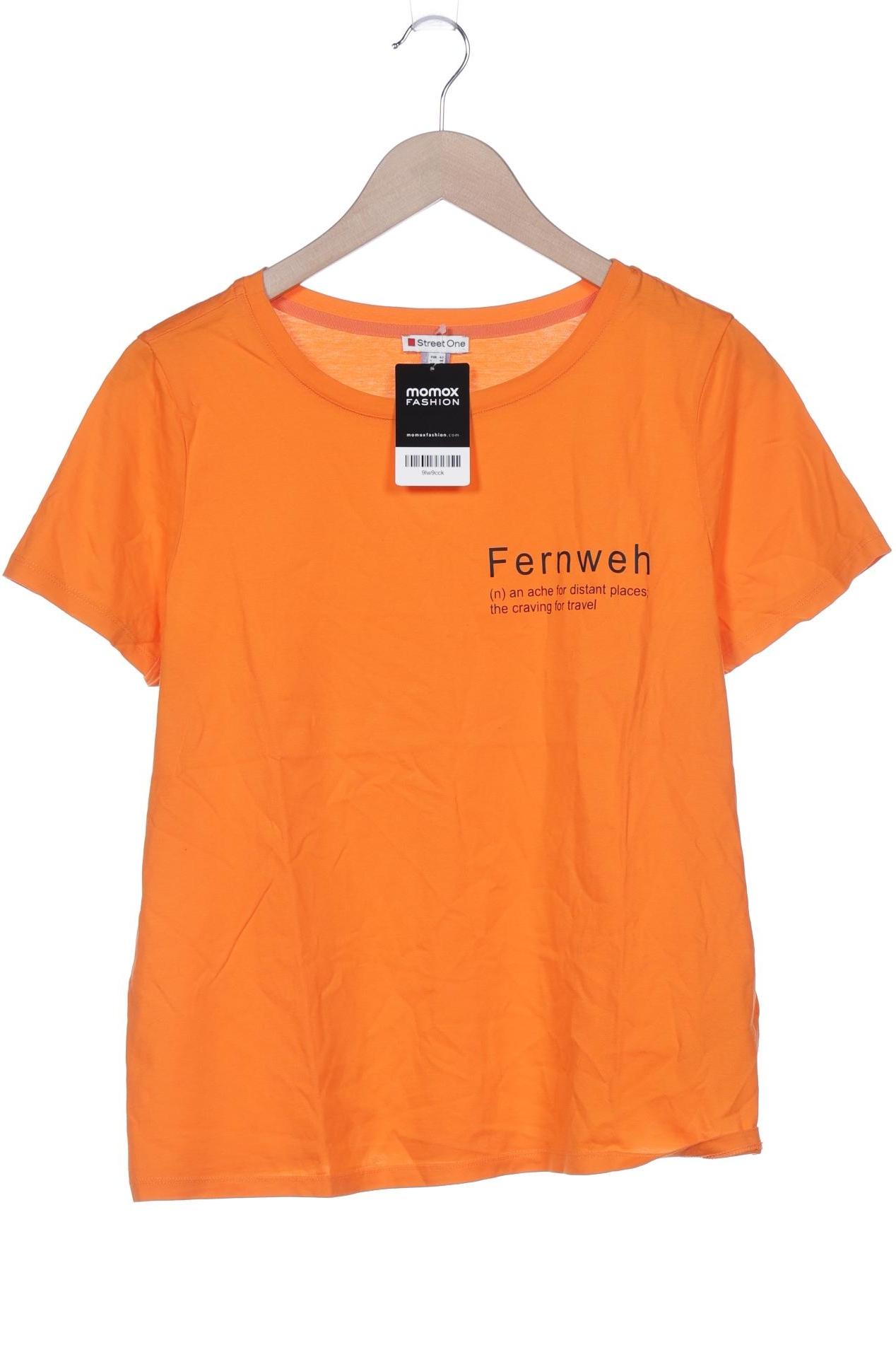 

Street One Damen T-Shirt, orange, Gr. 42