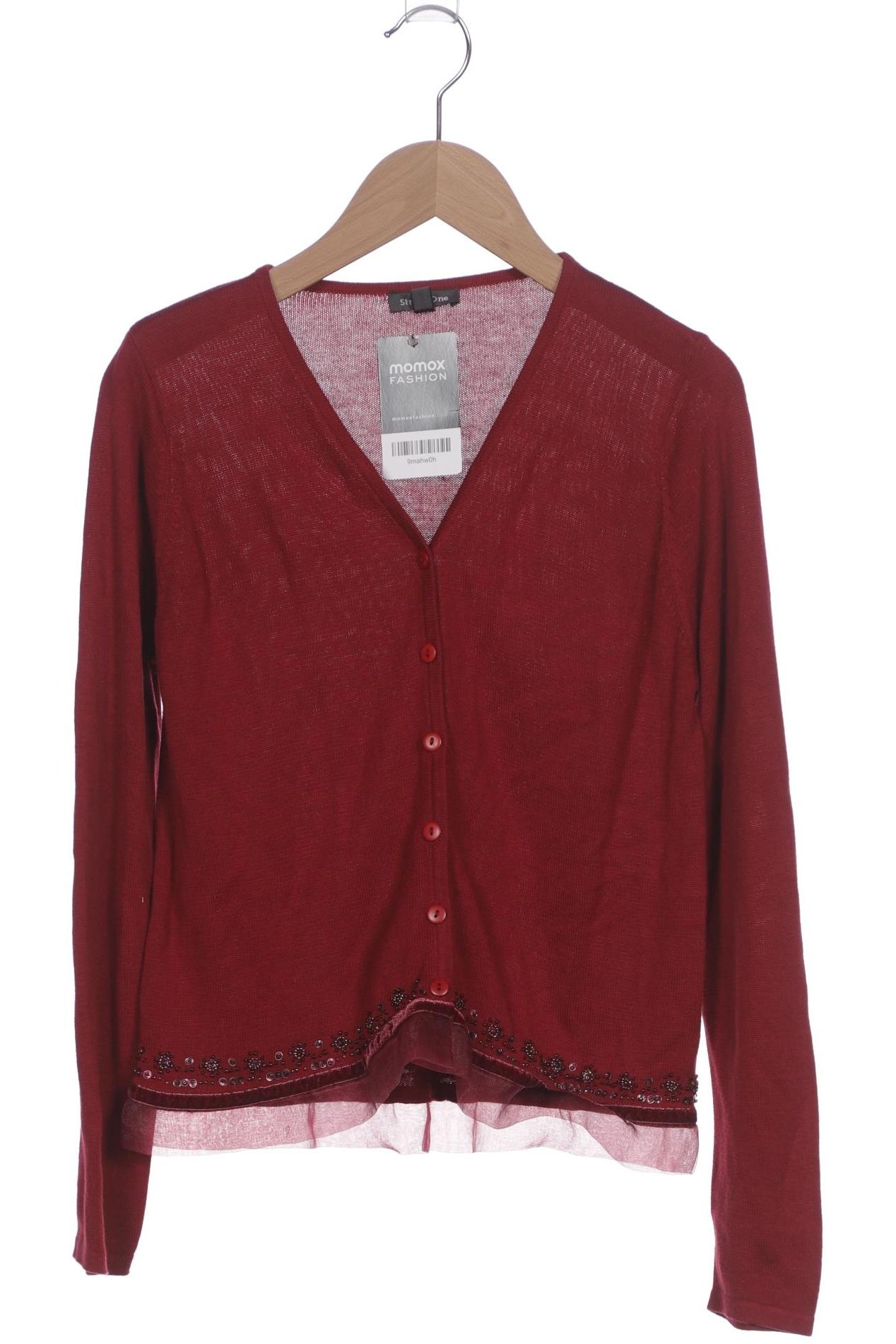 

Street One Damen Strickjacke, bordeaux, Gr. 38