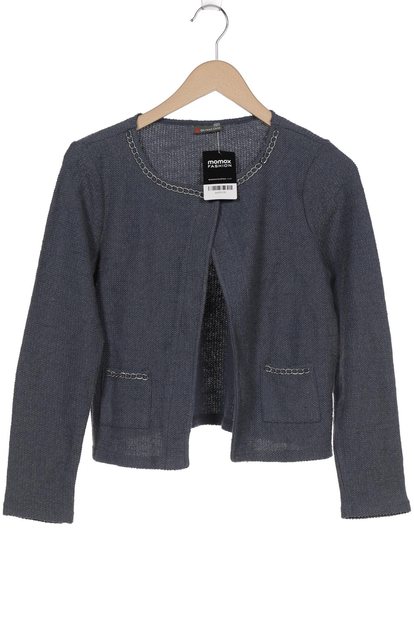 

Street One Damen Strickjacke, blau, Gr. 34