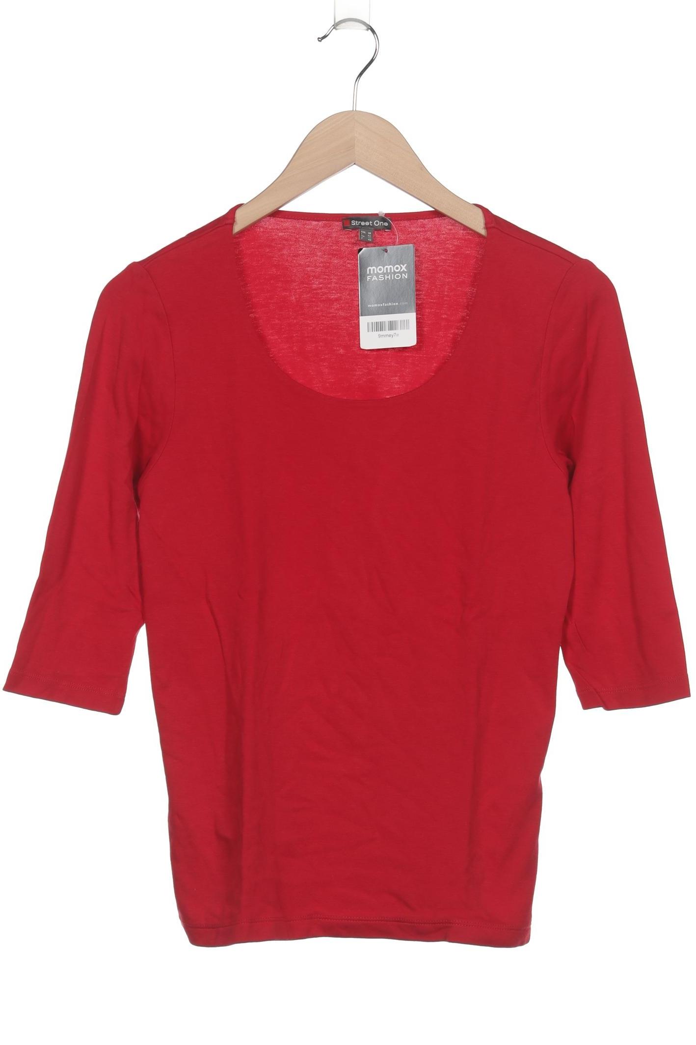 

Street One Damen Langarmshirt, rot, Gr. 38