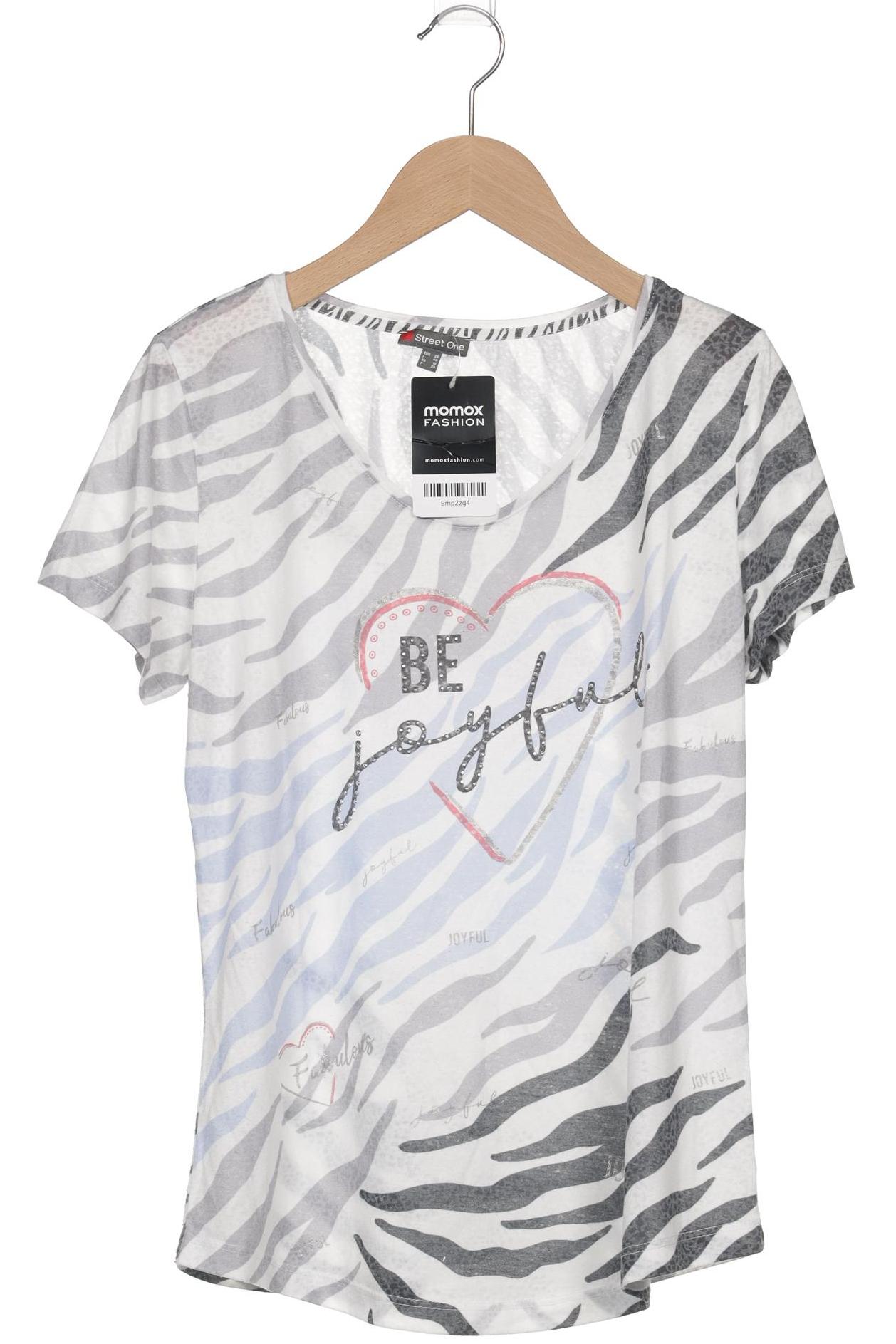 

Street One Damen T-Shirt, weiß, Gr. 36