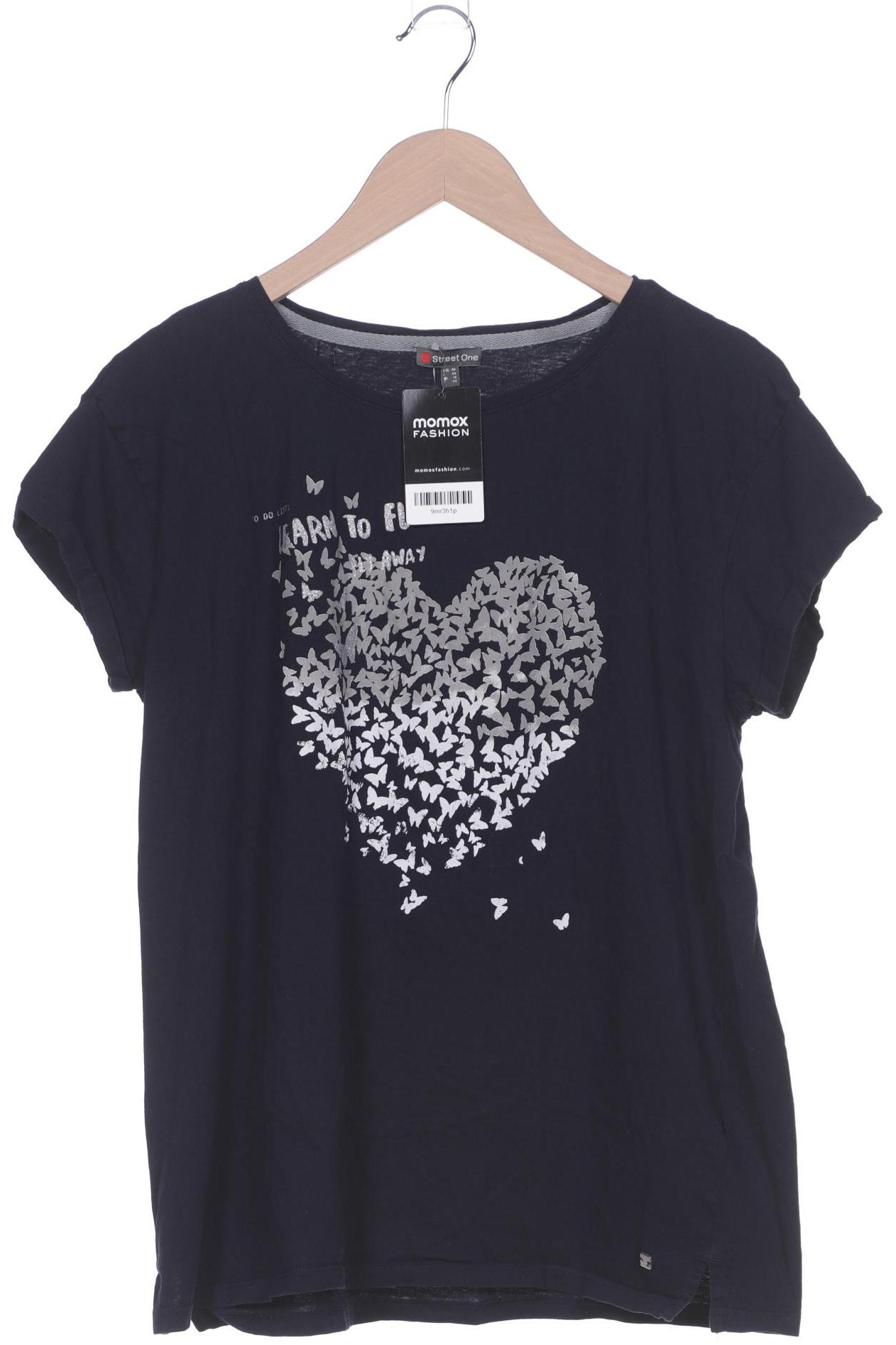 

Street One Damen T-Shirt, marineblau, Gr. 44
