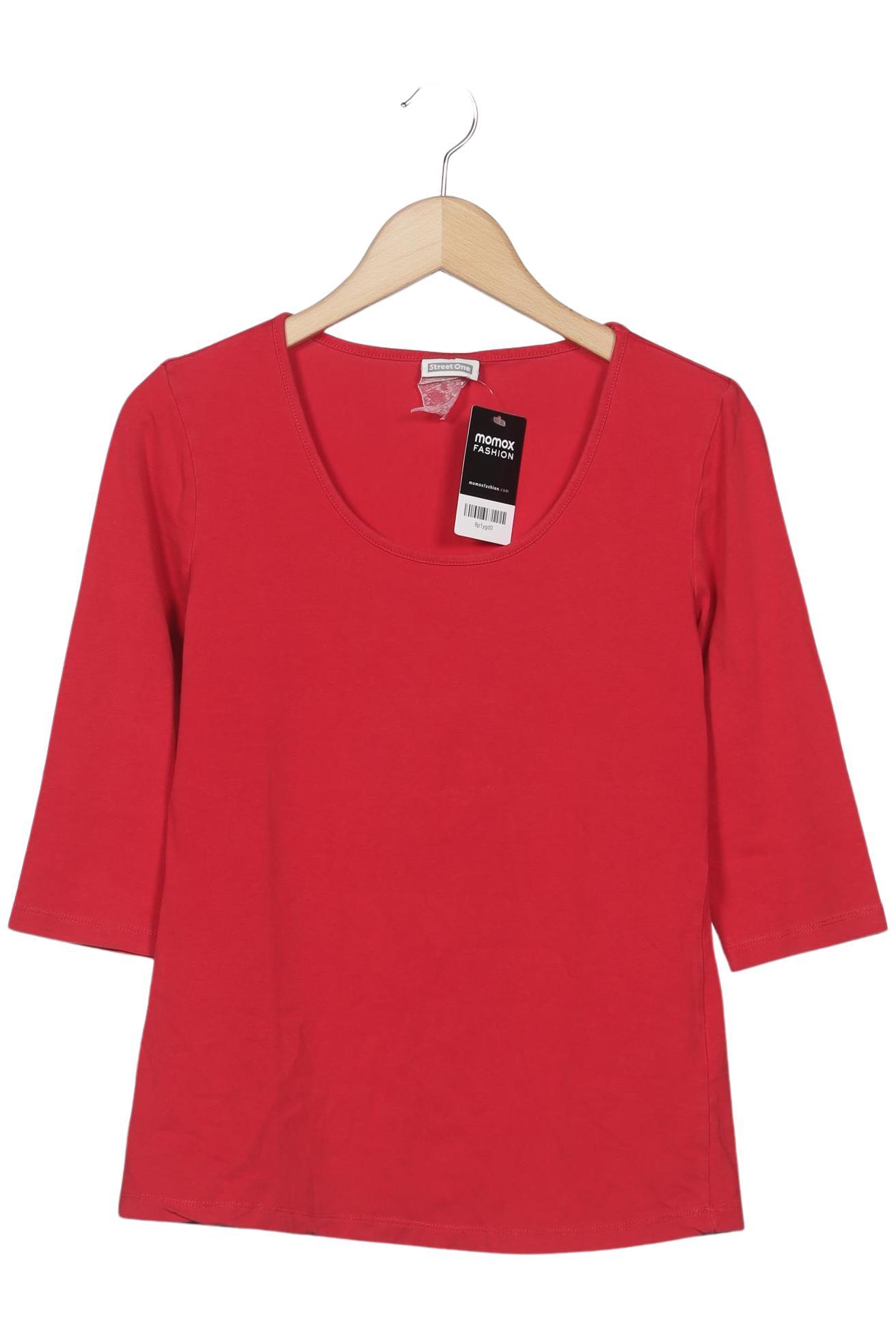 

Street One Damen Langarmshirt, rot, Gr. 40