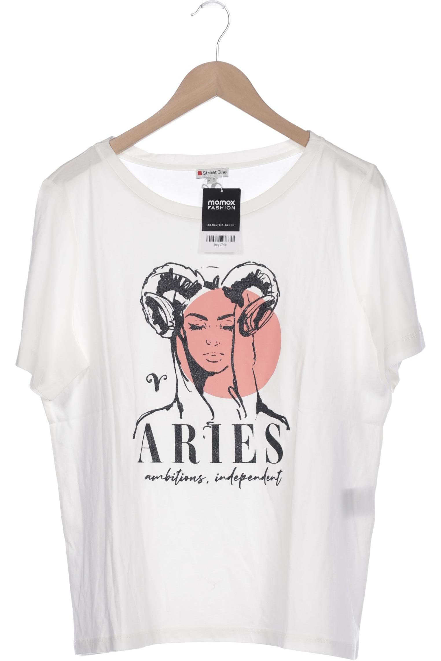 

Street One Damen T-Shirt, weiß, Gr. 44