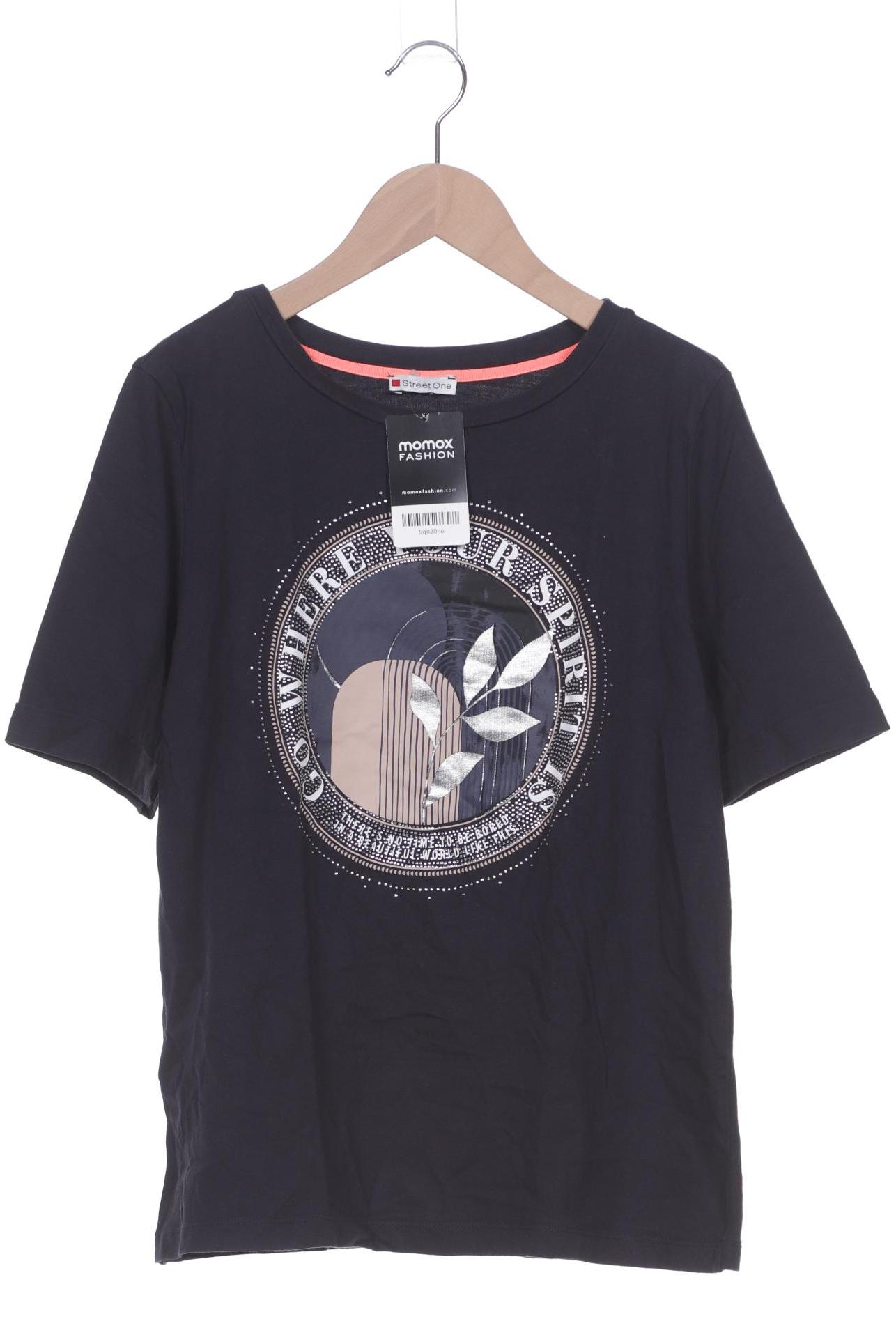 

Street One Damen T-Shirt, marineblau, Gr. 42