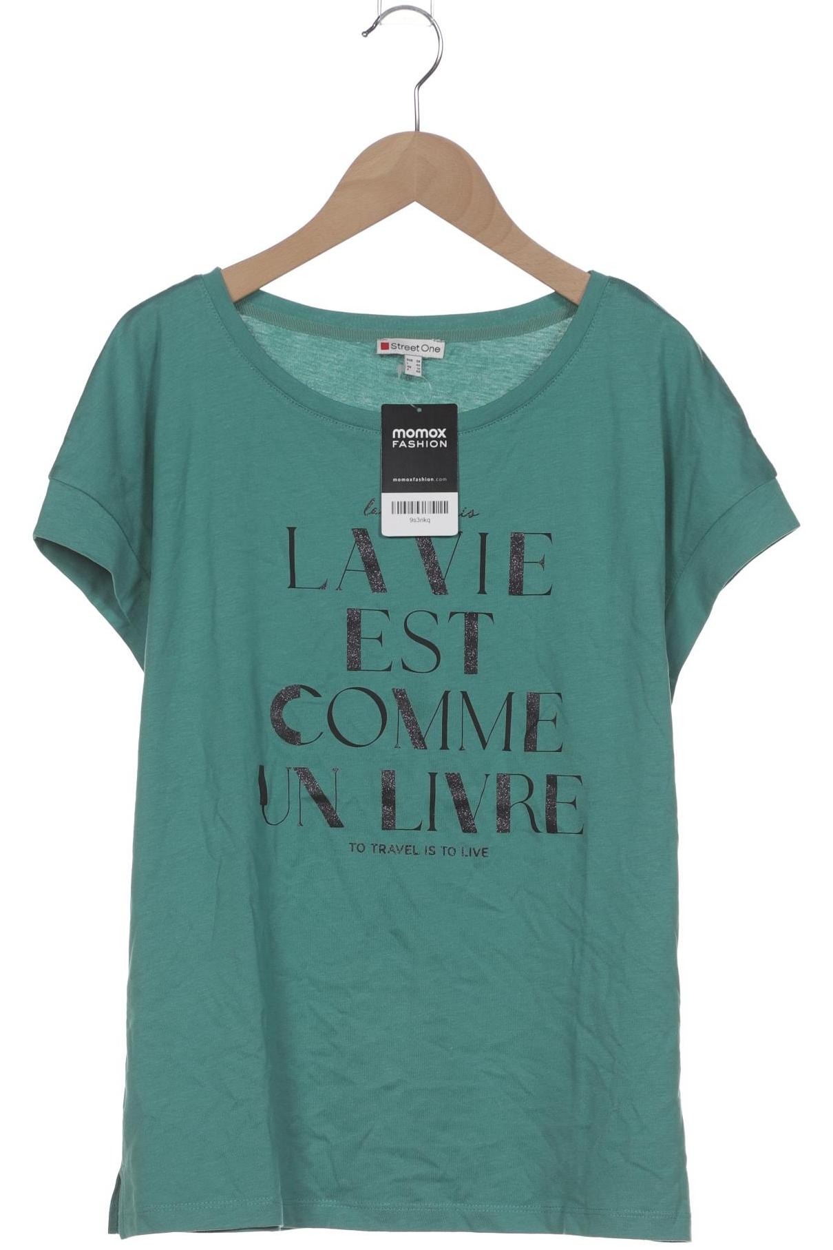 

Street One Damen T-Shirt, türkis, Gr. 38