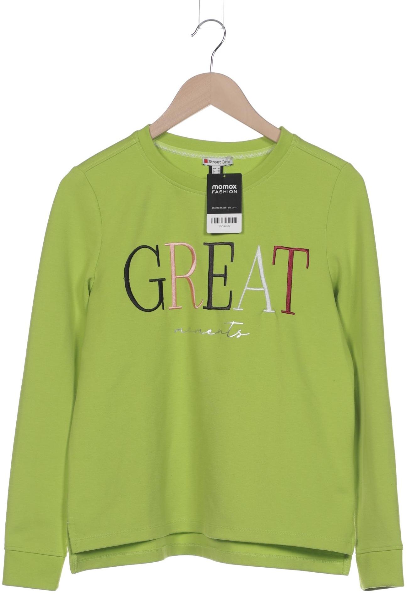 

Street One Damen Sweatshirt, hellgrün, Gr. 36