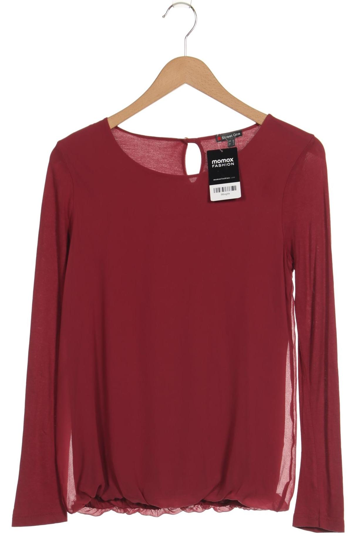 

Street One Damen Langarmshirt, rot, Gr. 34