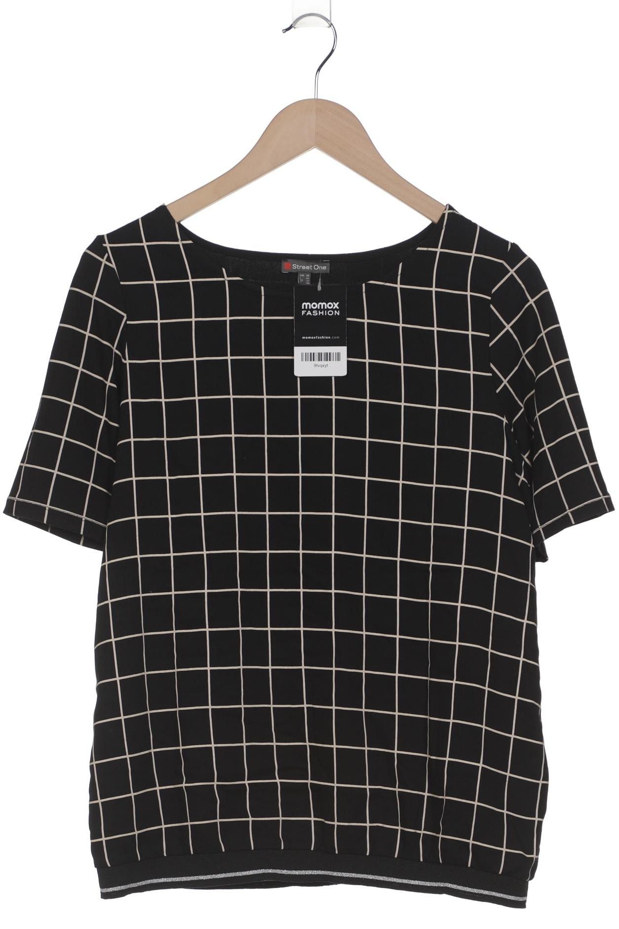 

Street One Damen T-Shirt, schwarz, Gr. 38