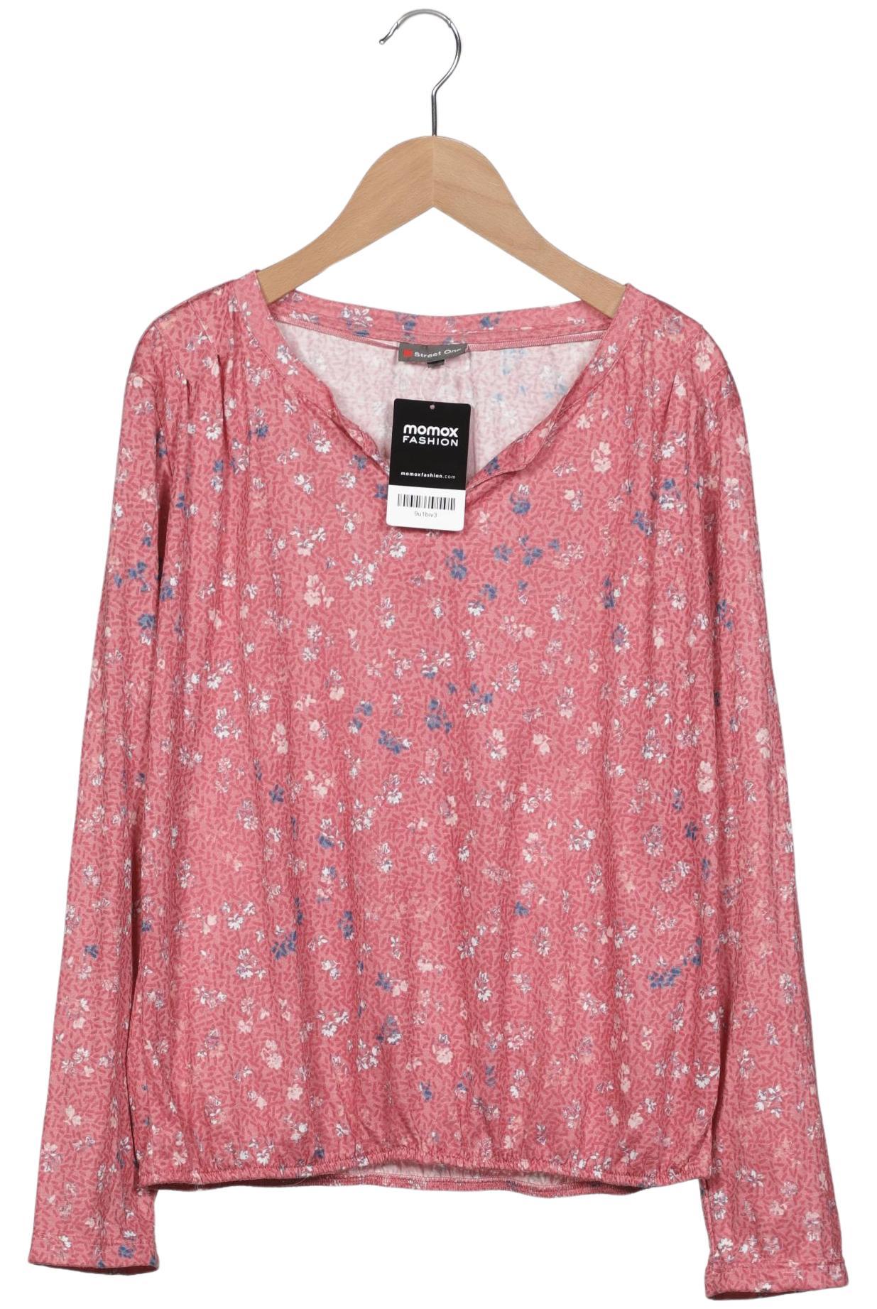 

Street One Damen Langarmshirt, pink, Gr. 36