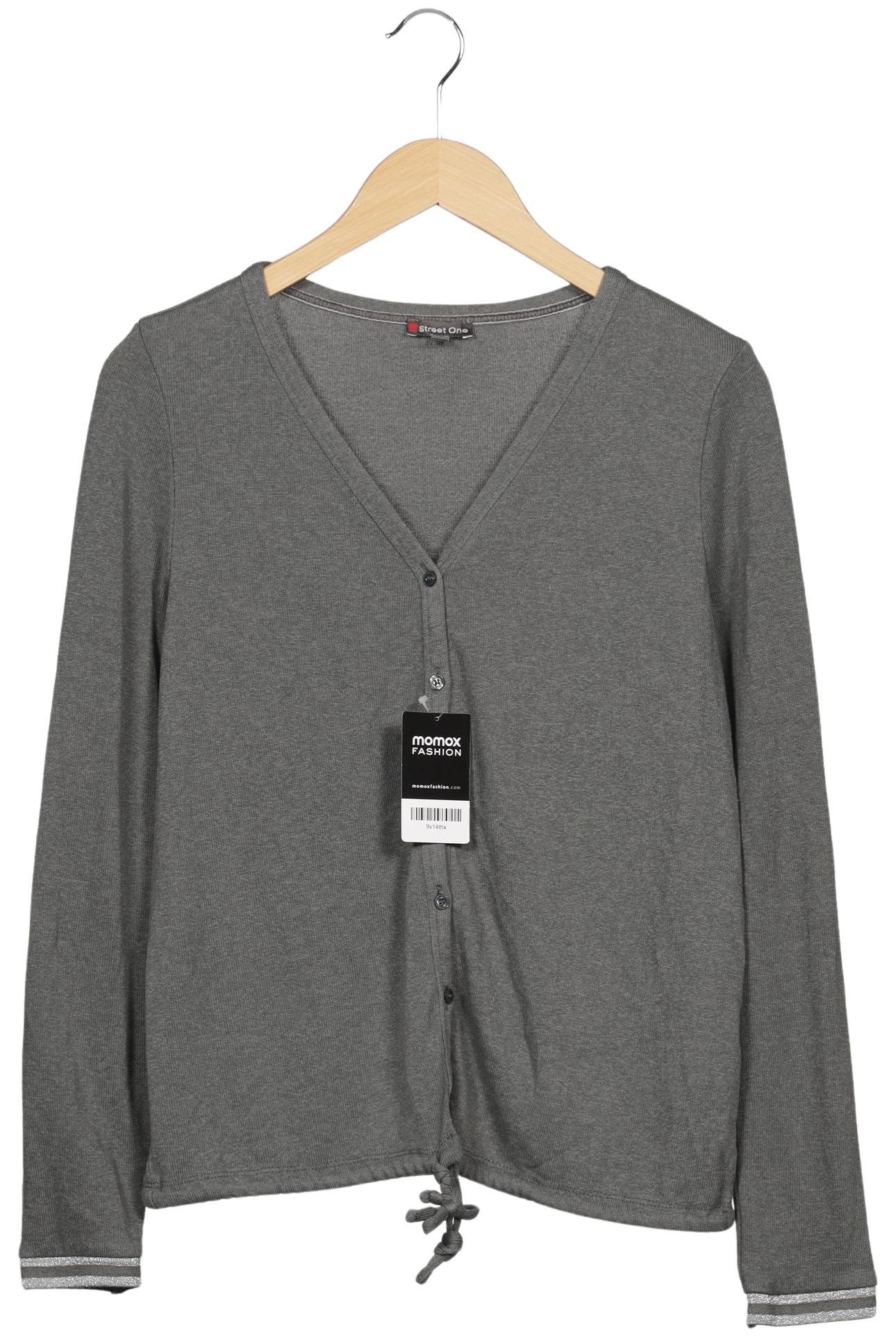 

Street One Damen Strickjacke, grau, Gr. 38
