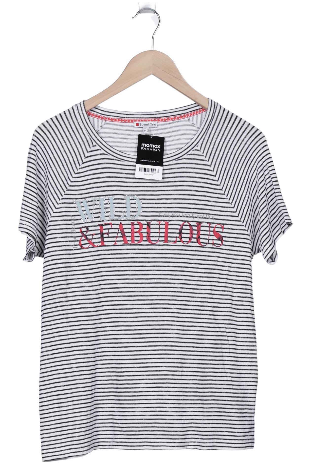 

Street One Damen T-Shirt, weiß, Gr. 38