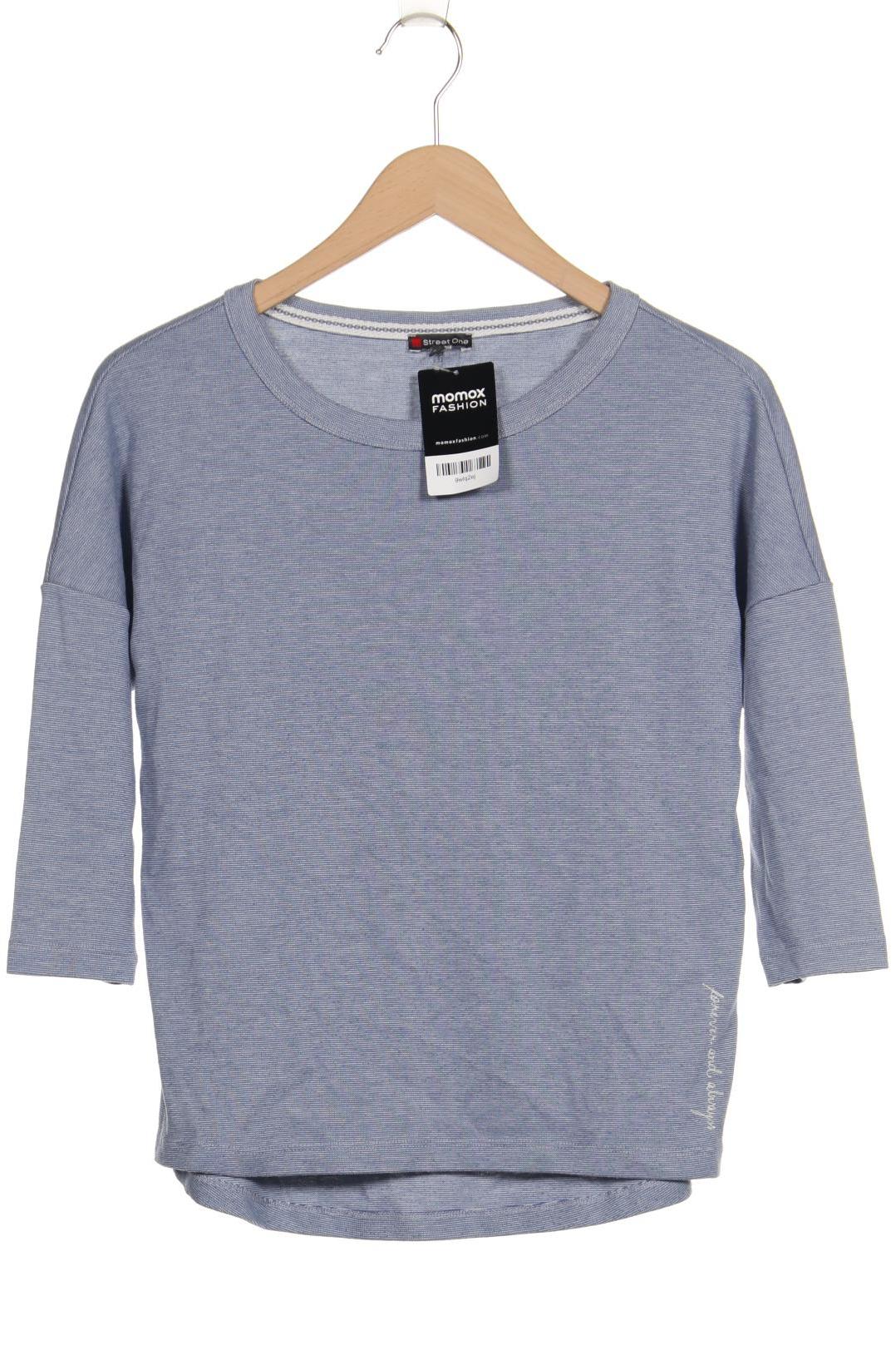 

Street One Damen Langarmshirt, blau, Gr. 36