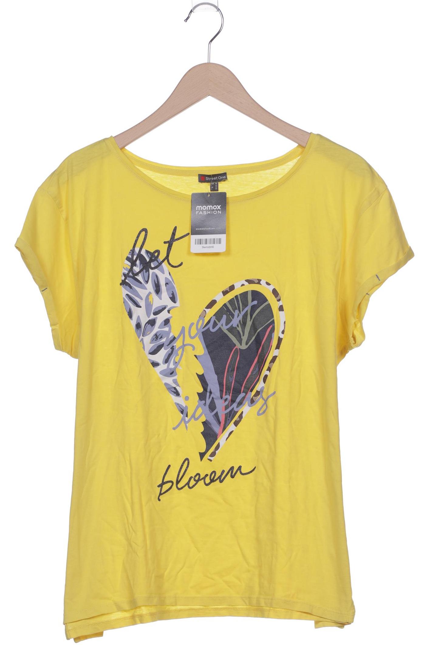 

Street One Damen T-Shirt, gelb, Gr. 46