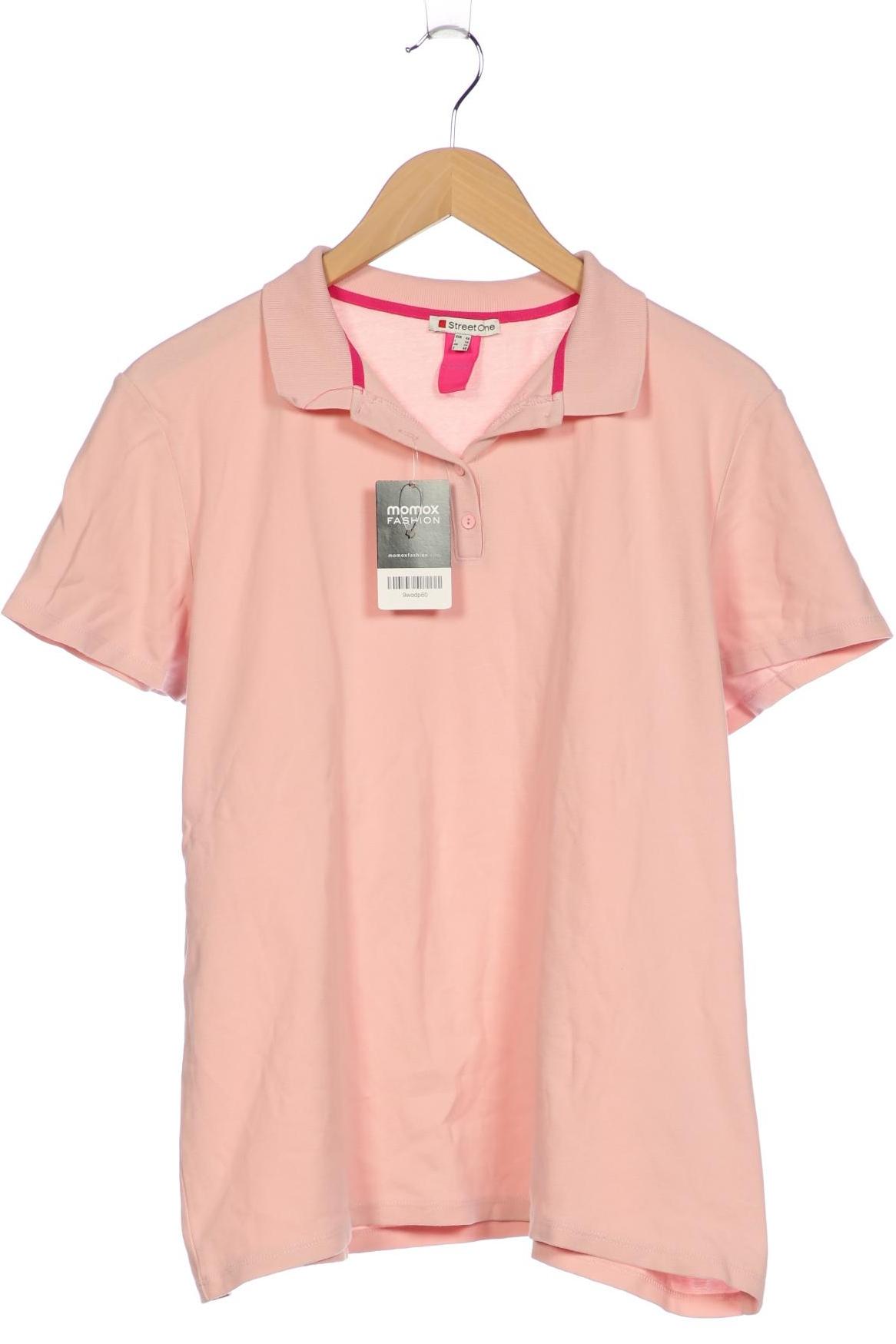

Street One Damen Poloshirt, pink, Gr. 46