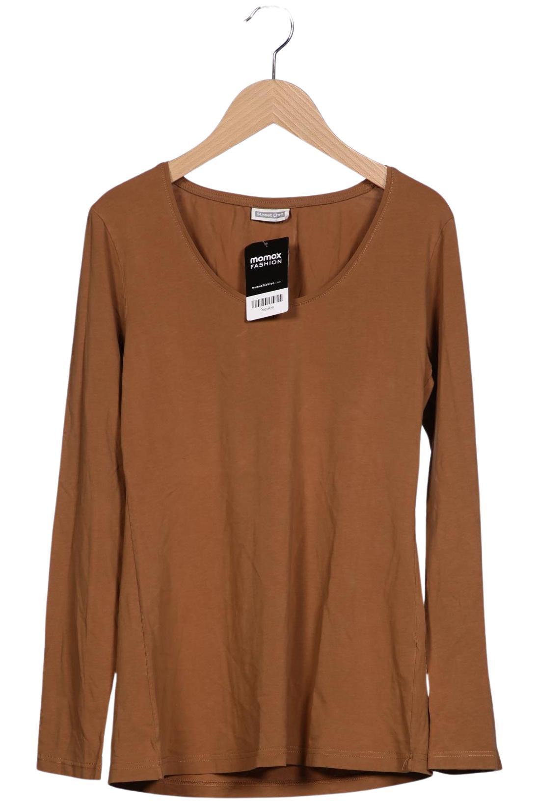 

Street One Damen Langarmshirt, braun, Gr. 40