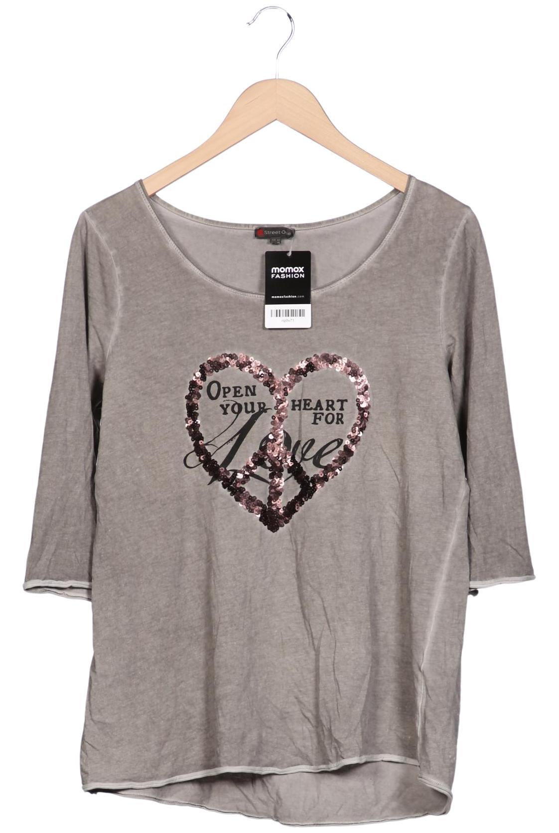 

Street One Damen Langarmshirt, grau, Gr. 42